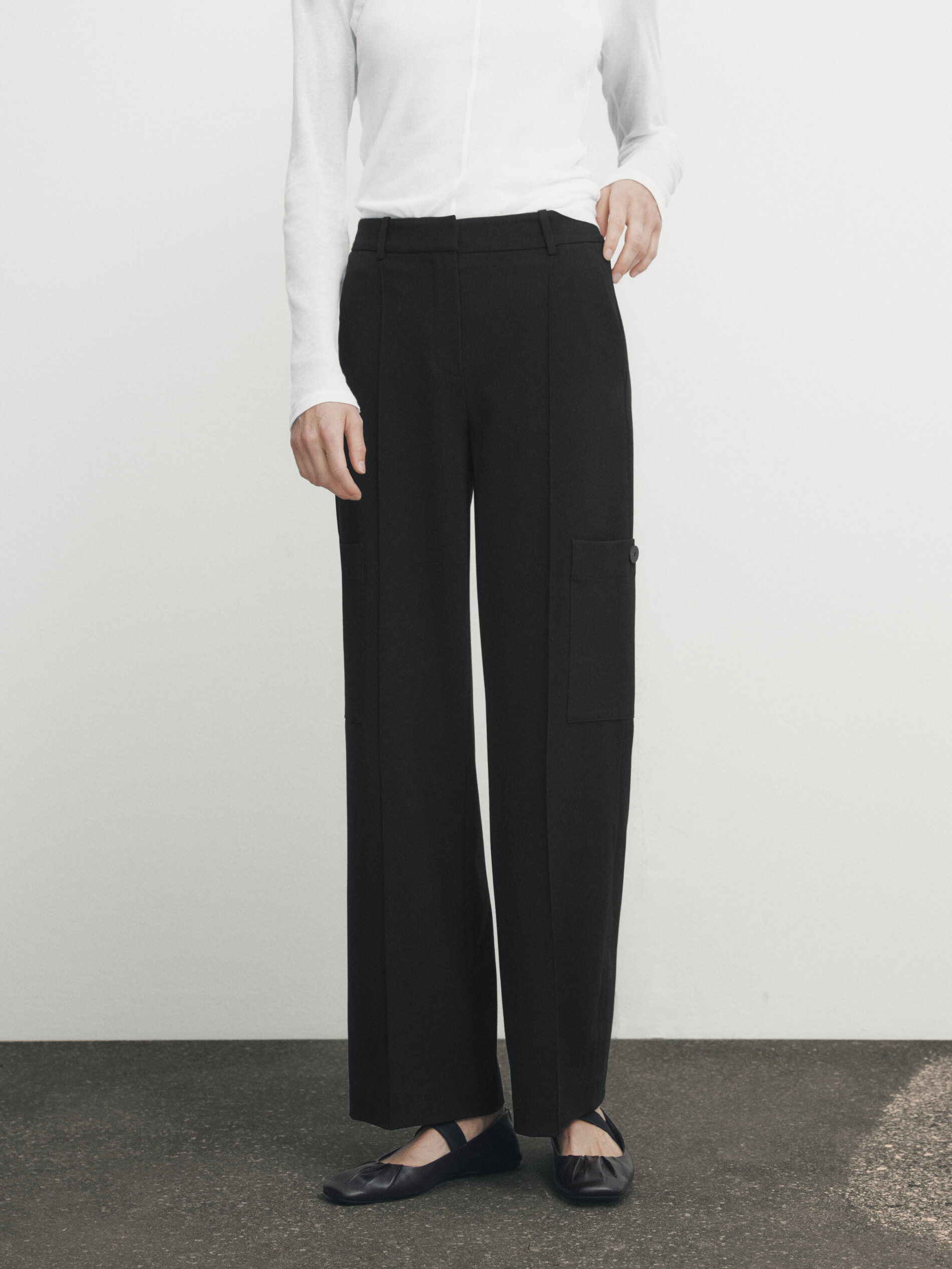 Massimo dutti cargo pants clearance