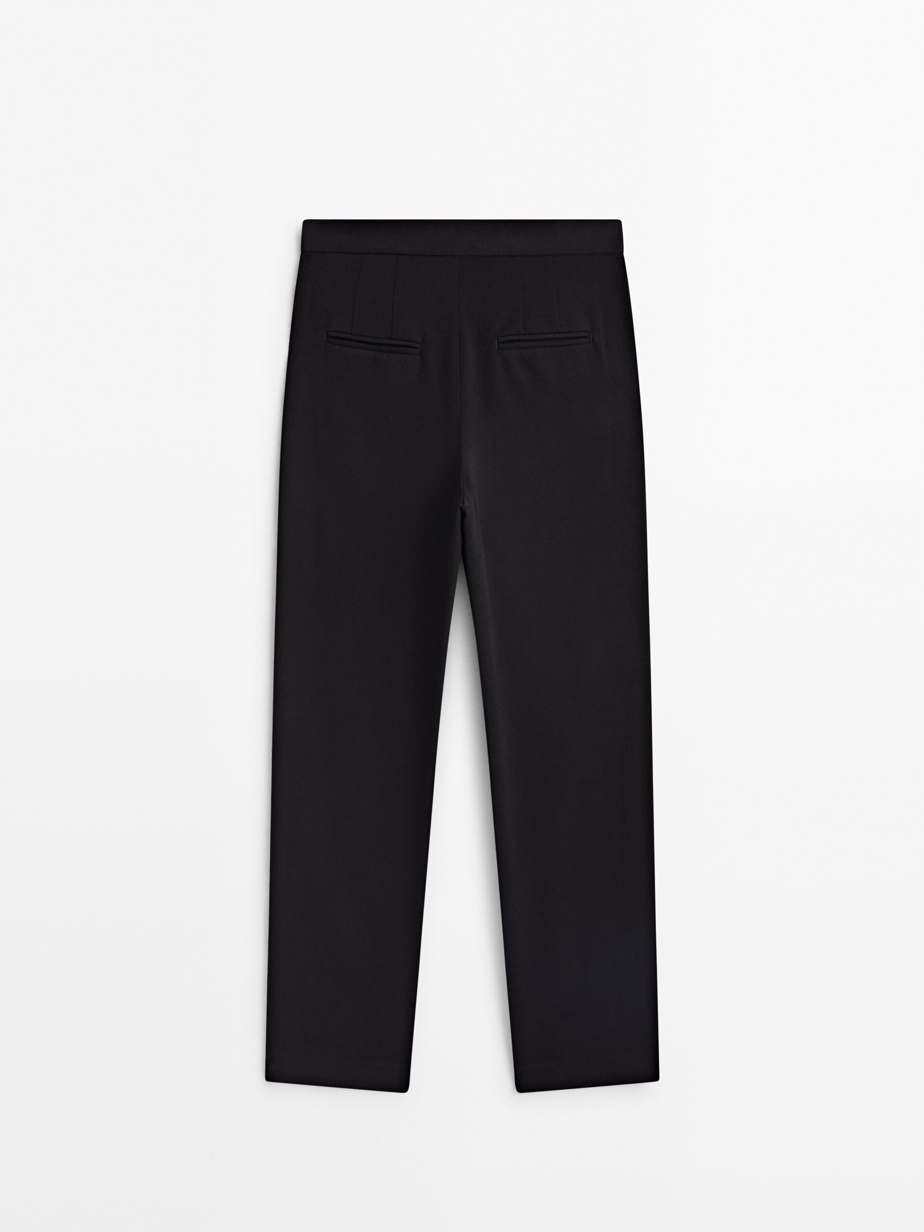 Crepe trousers deals h&m