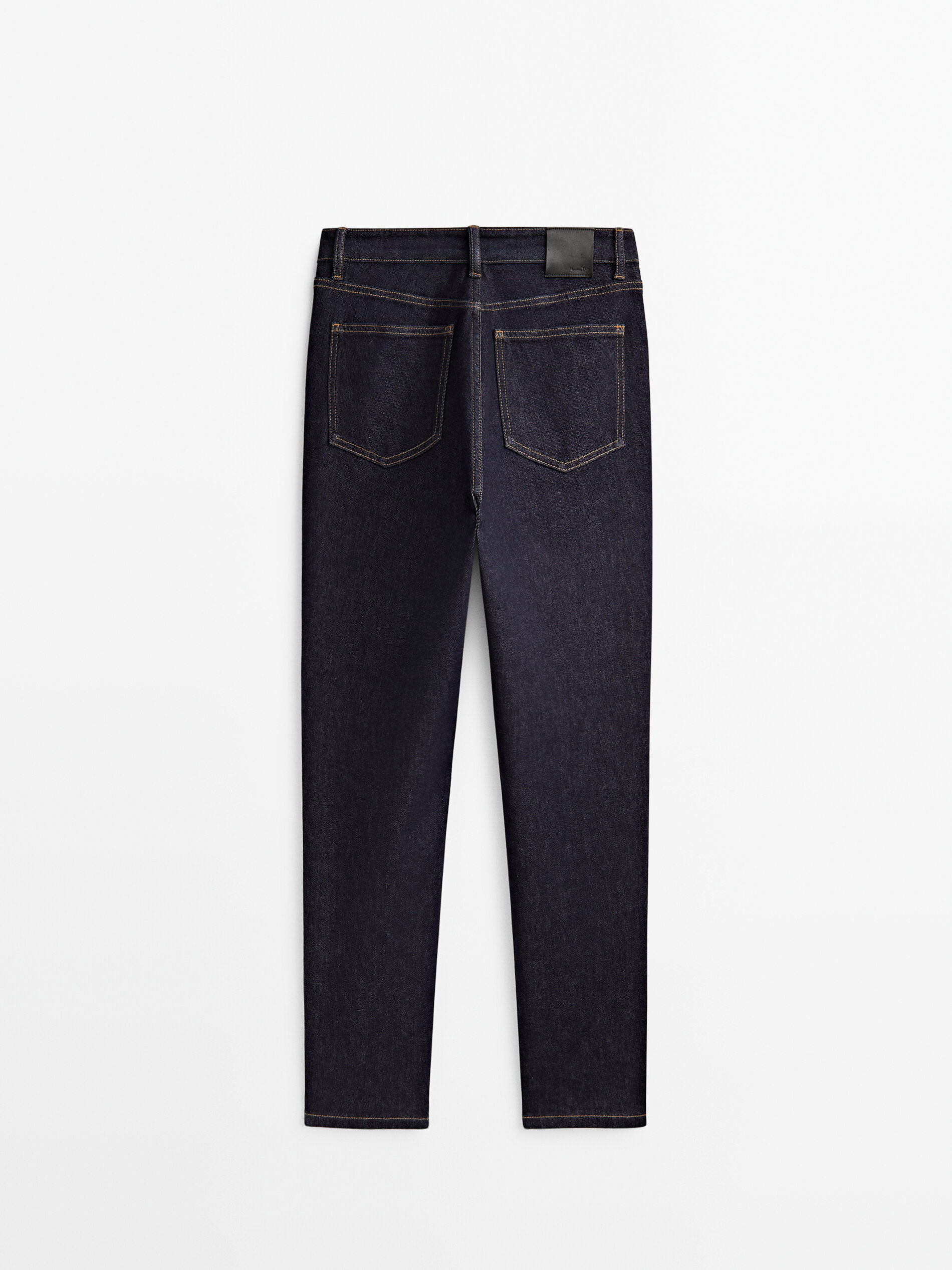 Mid-waist skinny jeans · Dark Blue, Black · Dressy | Massimo Dutti