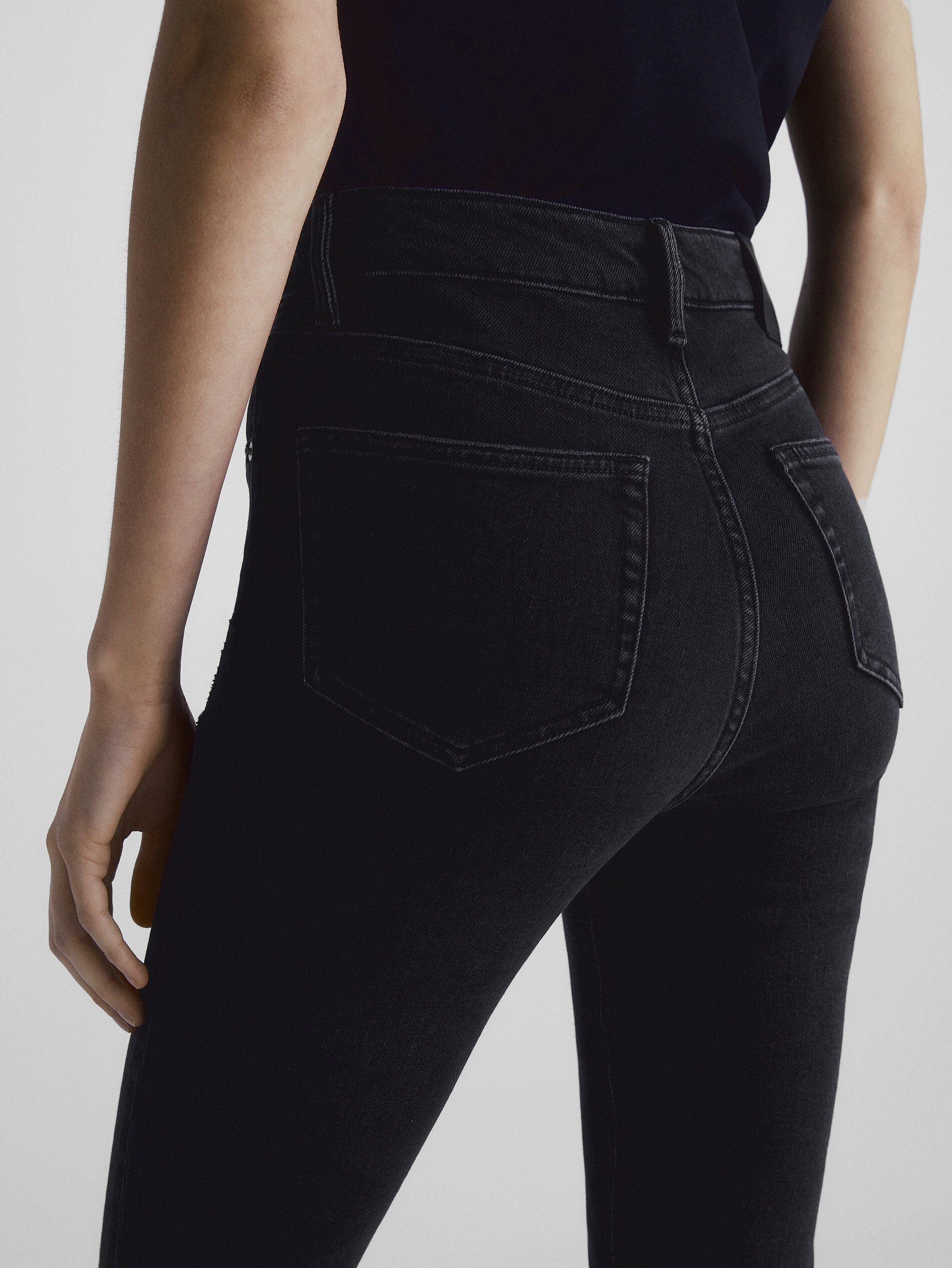 Massimo dutti mid discount rise skinny jeans