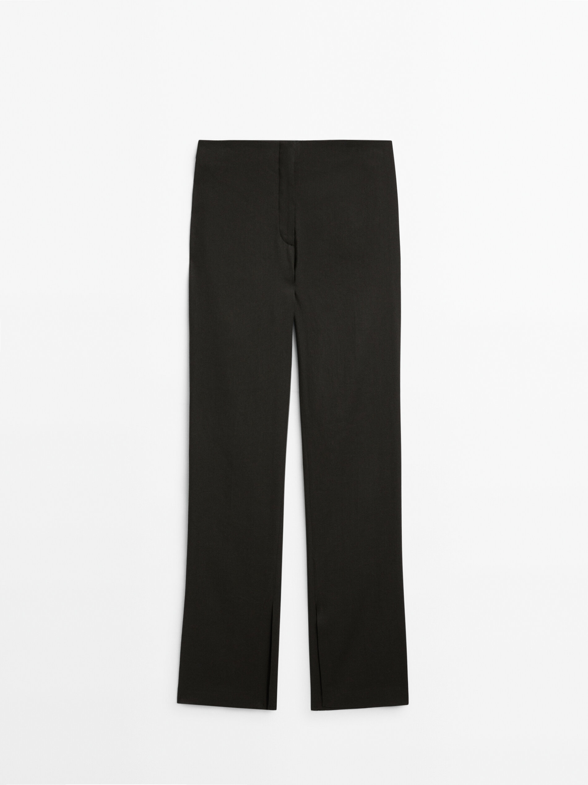 Wrcnote Women Trousers Solid Color Dress Pants Wide Leg Suit Pant Business  Baggy Bottoms High Waist Brown 2XL  Walmartcom