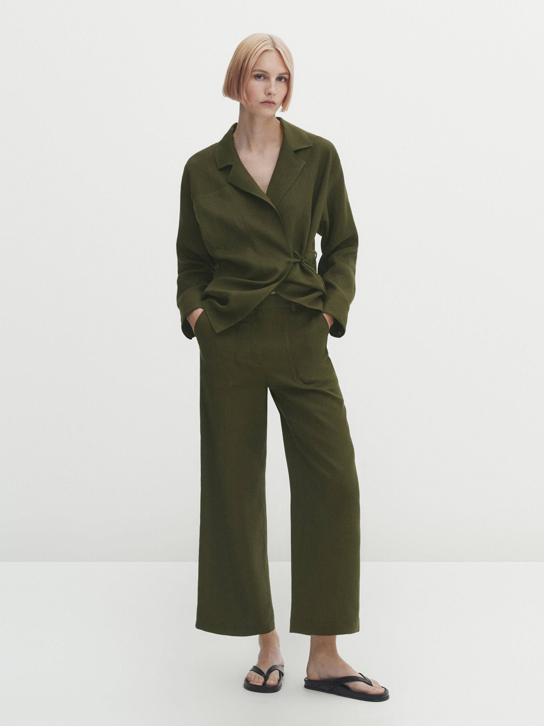 Pantaloni cropped deals eleganti