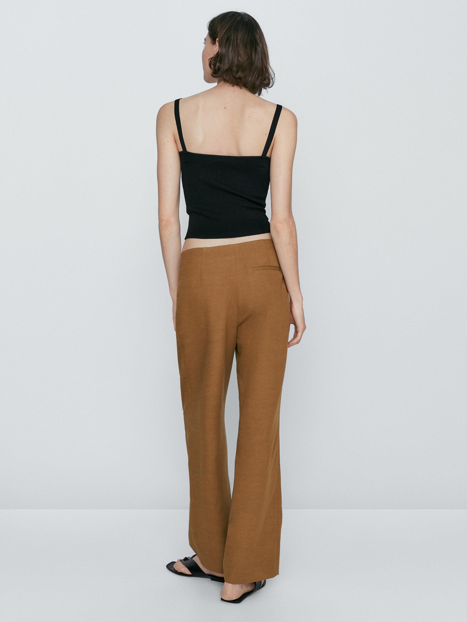 Massimo dutti sales wide leg trousers