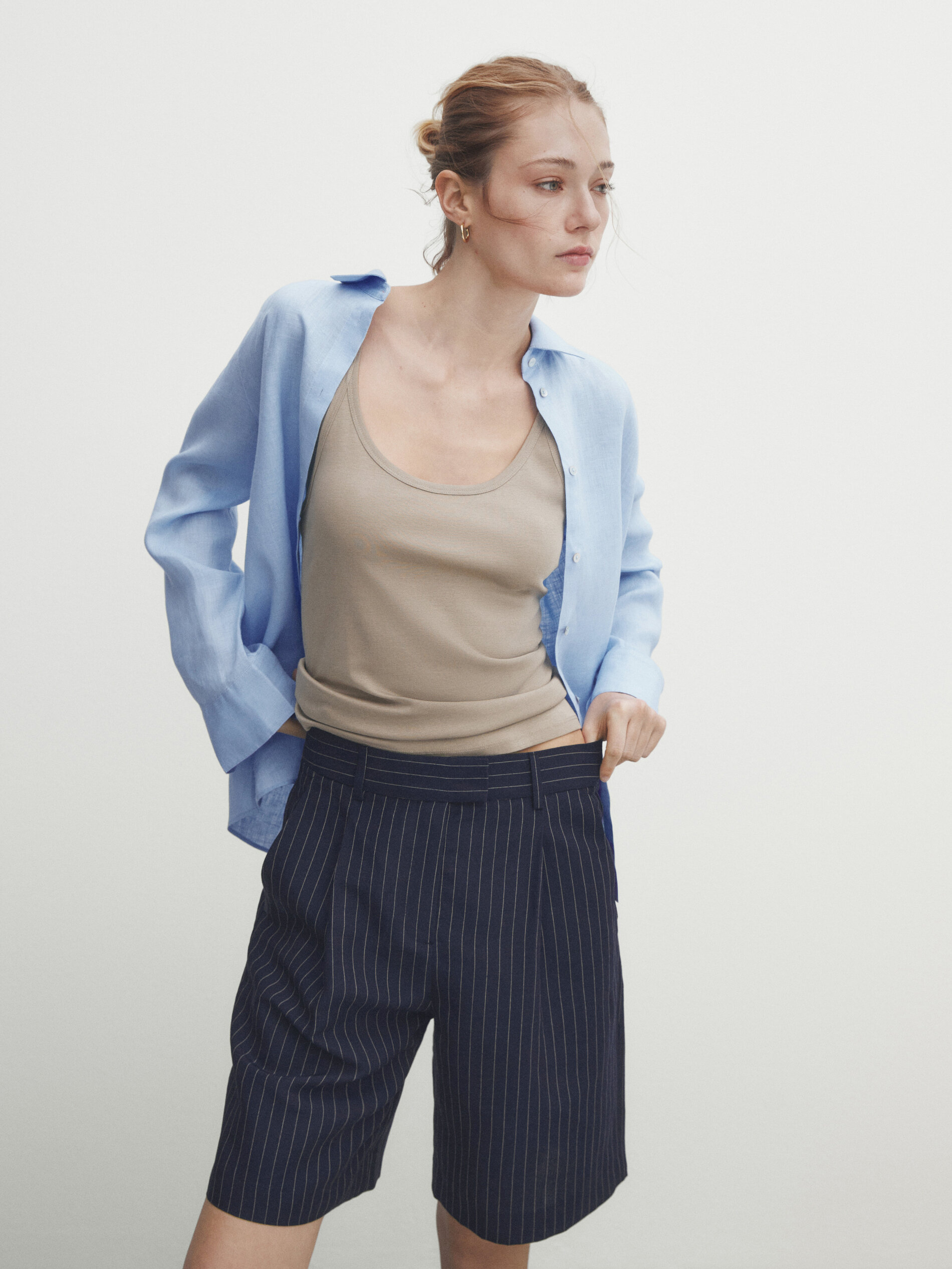 Bermudas massimo dutti mujer 2025