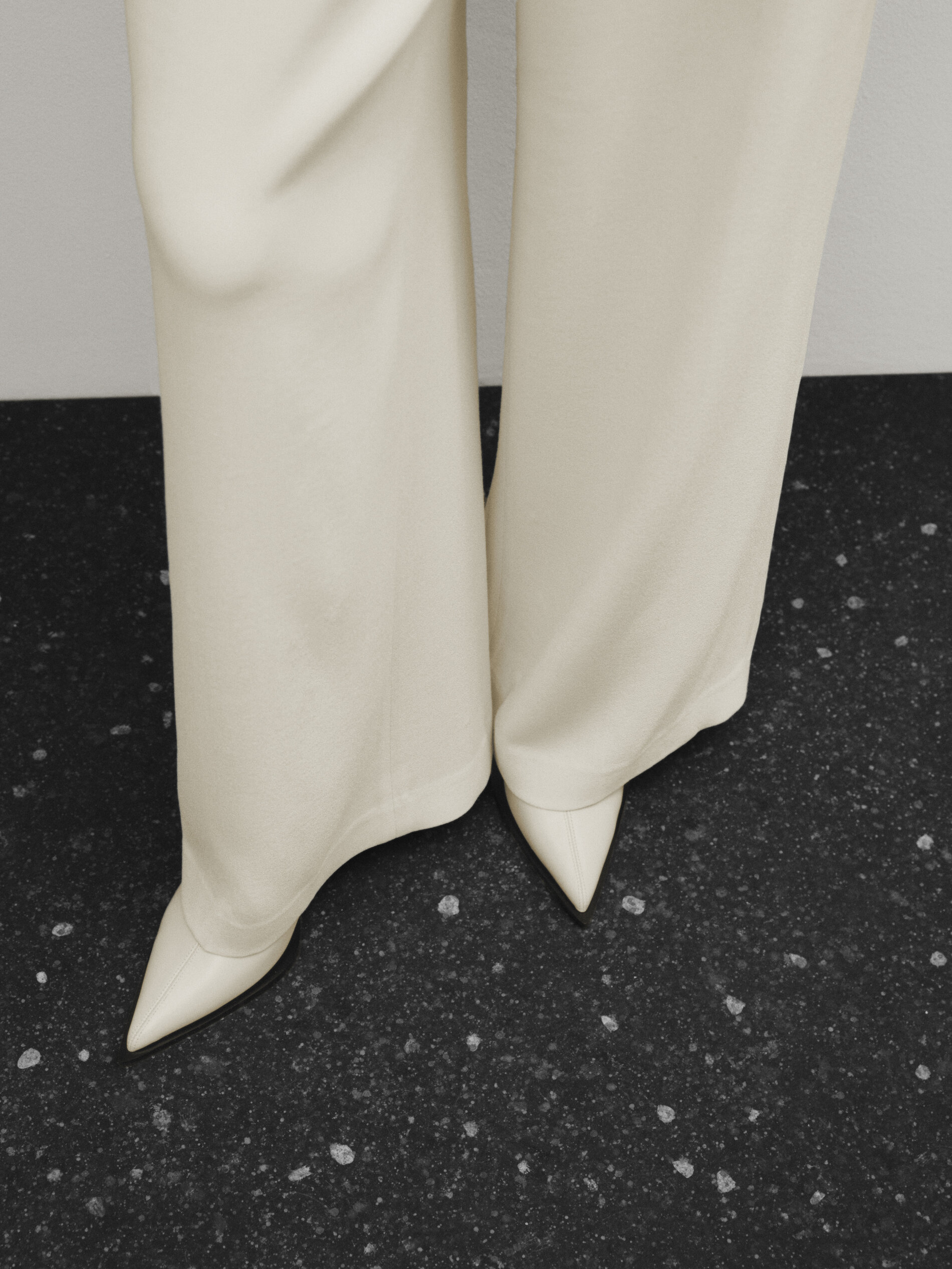 Cream dressy discount trousers