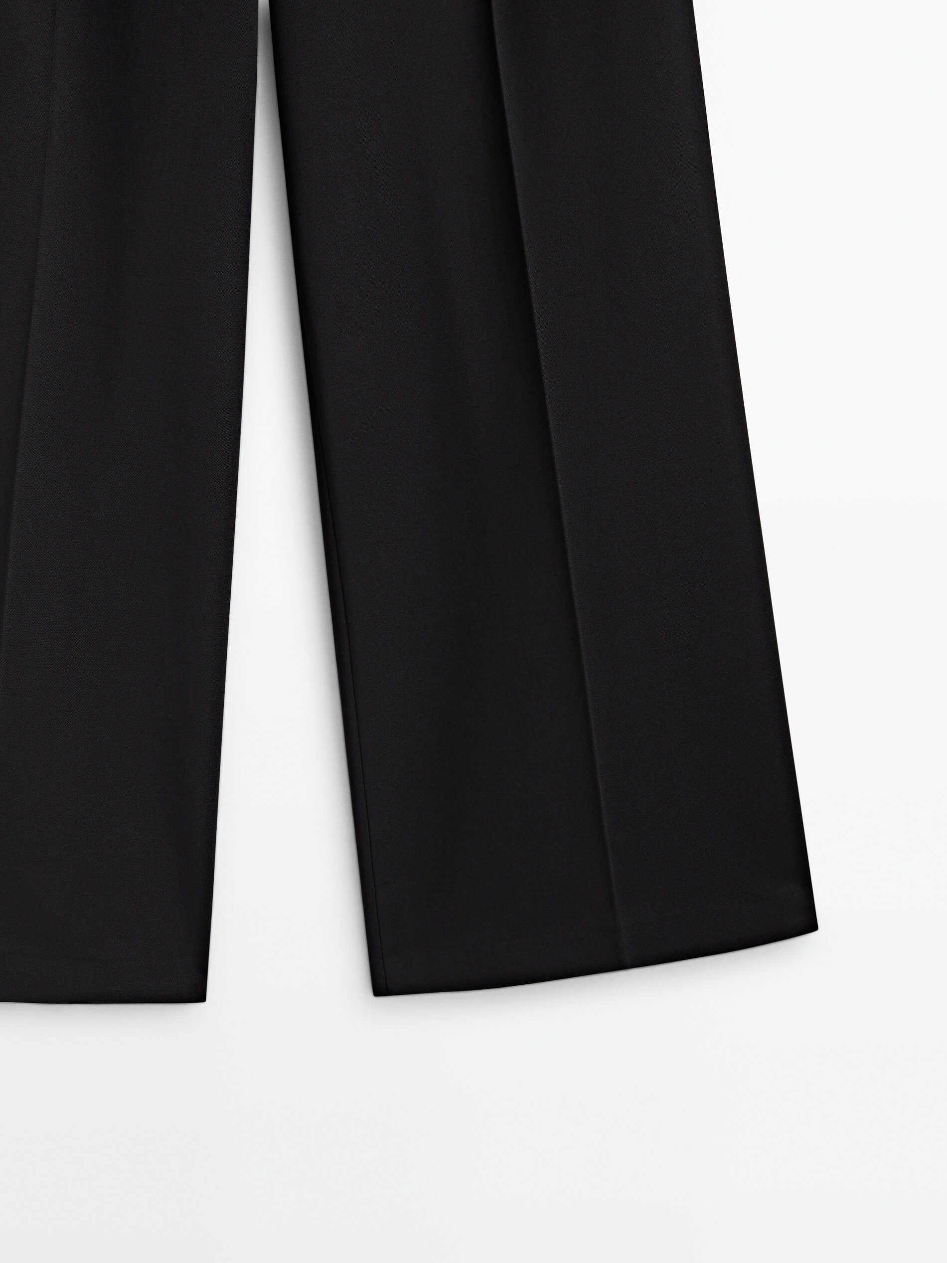 H & m black trousers discount