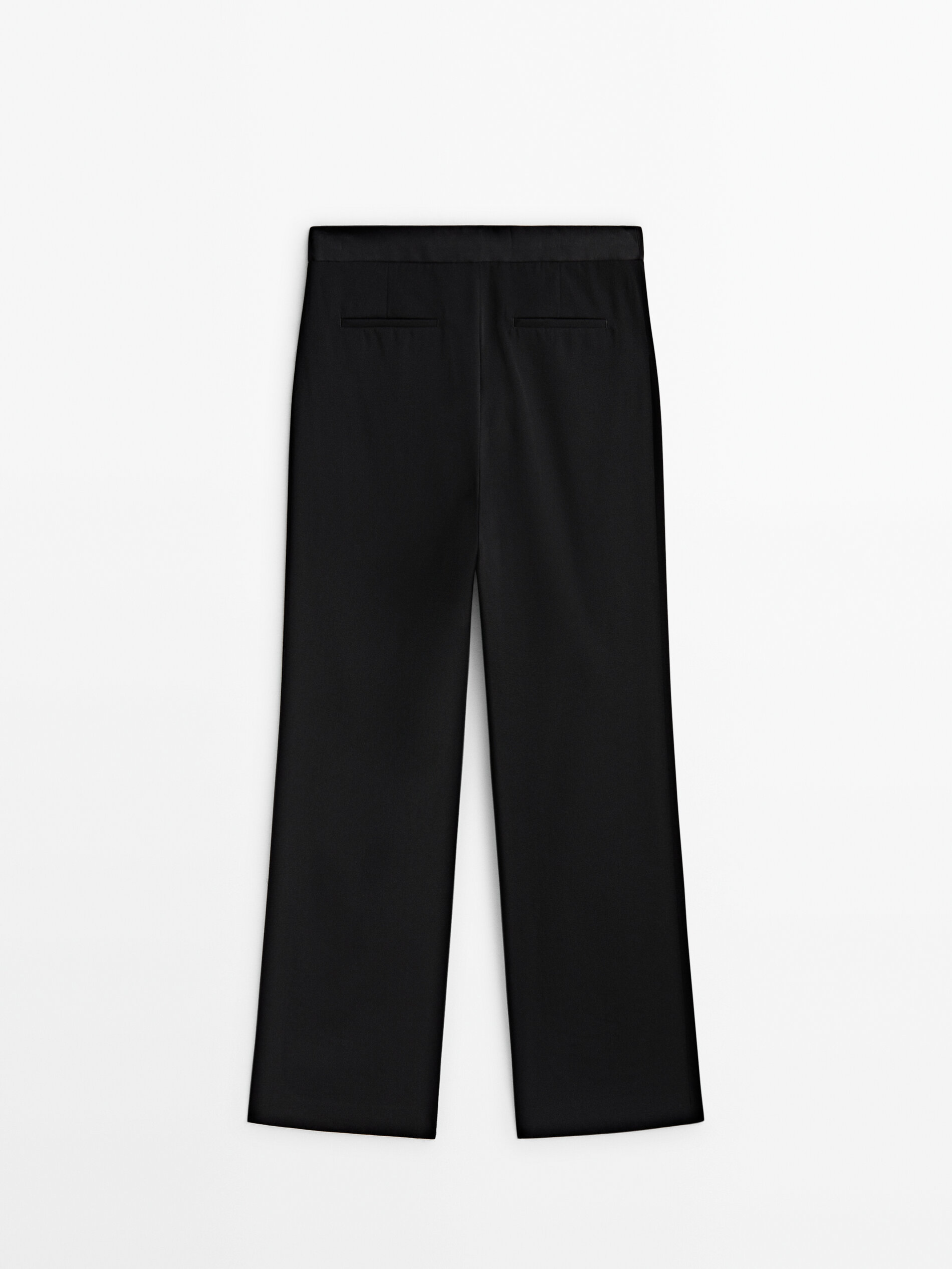 Slim Fit Linen suit trousers - Denim blue - Men | H&M IN