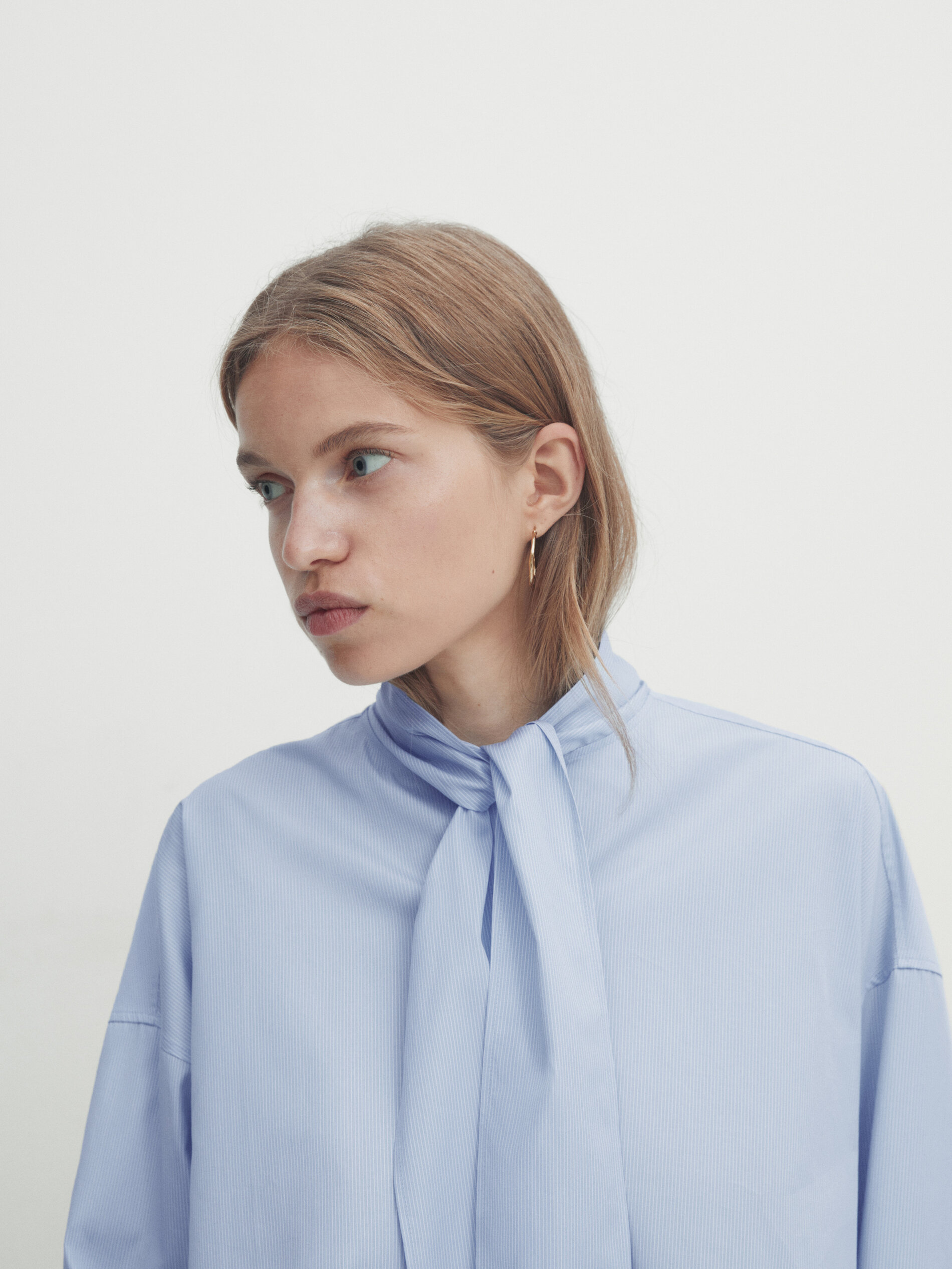 Camisa azul mujer on sale massimo dutti