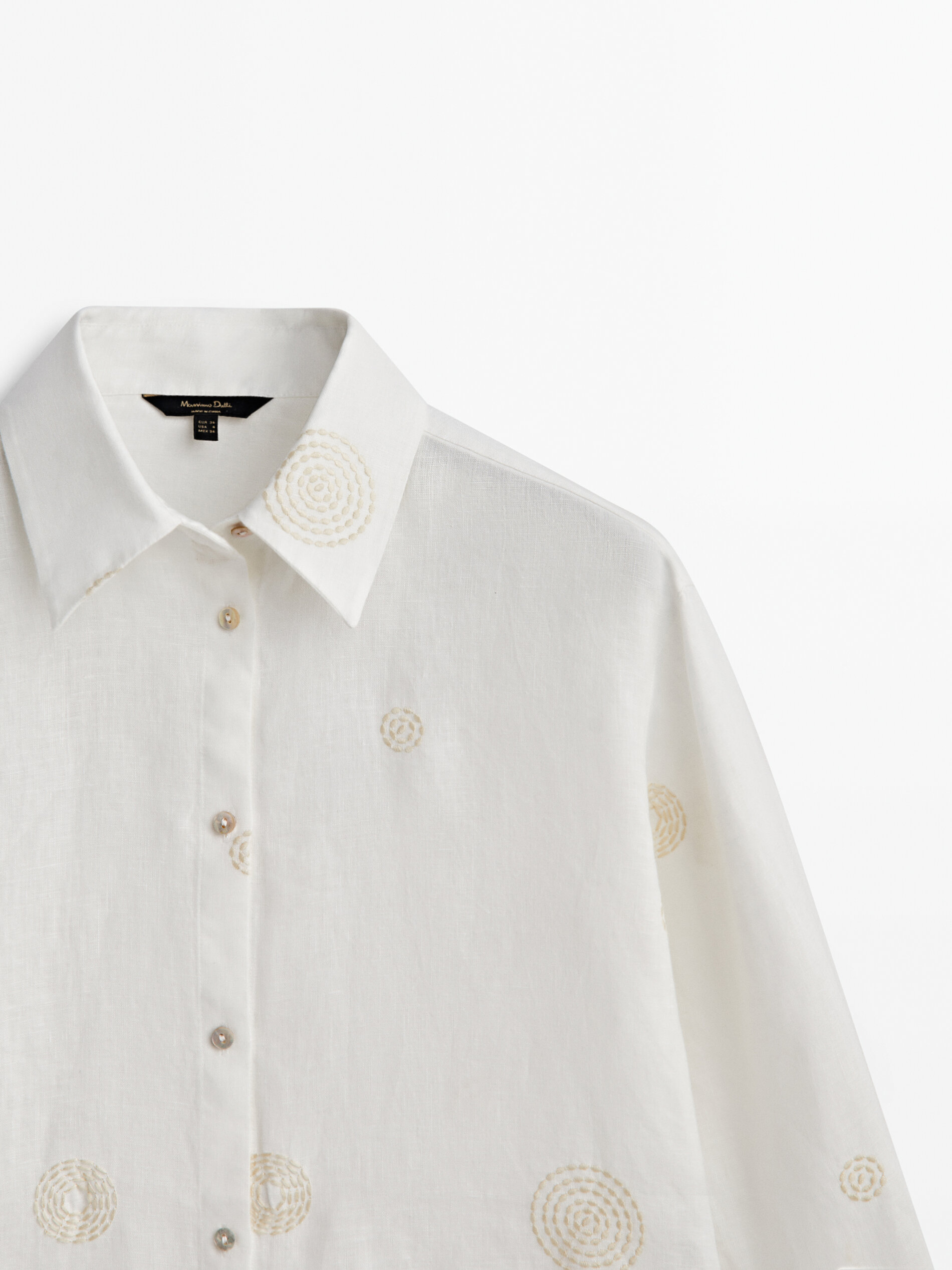 Chemise lin massimo store dutti