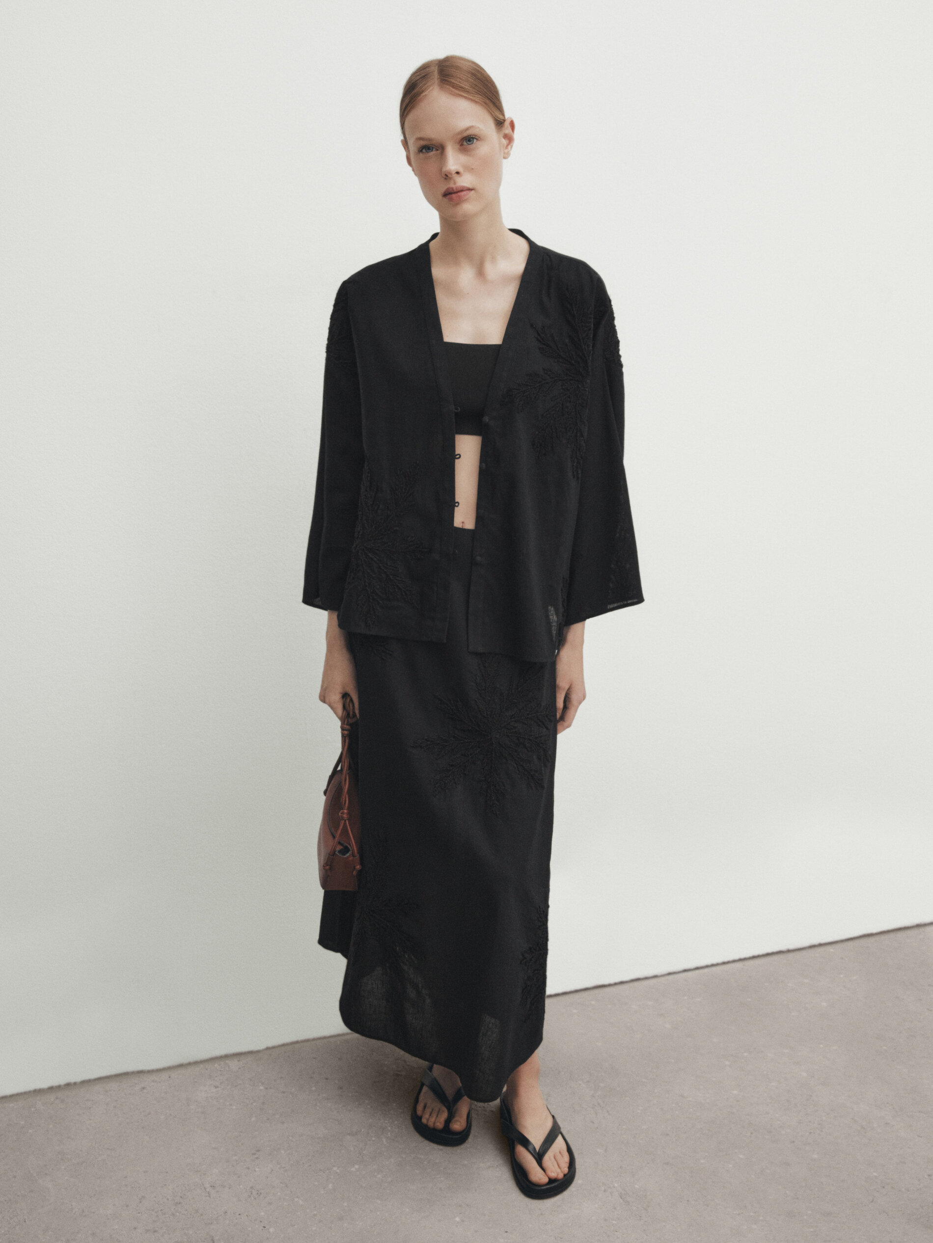 Massimo dutti sales kimono dress