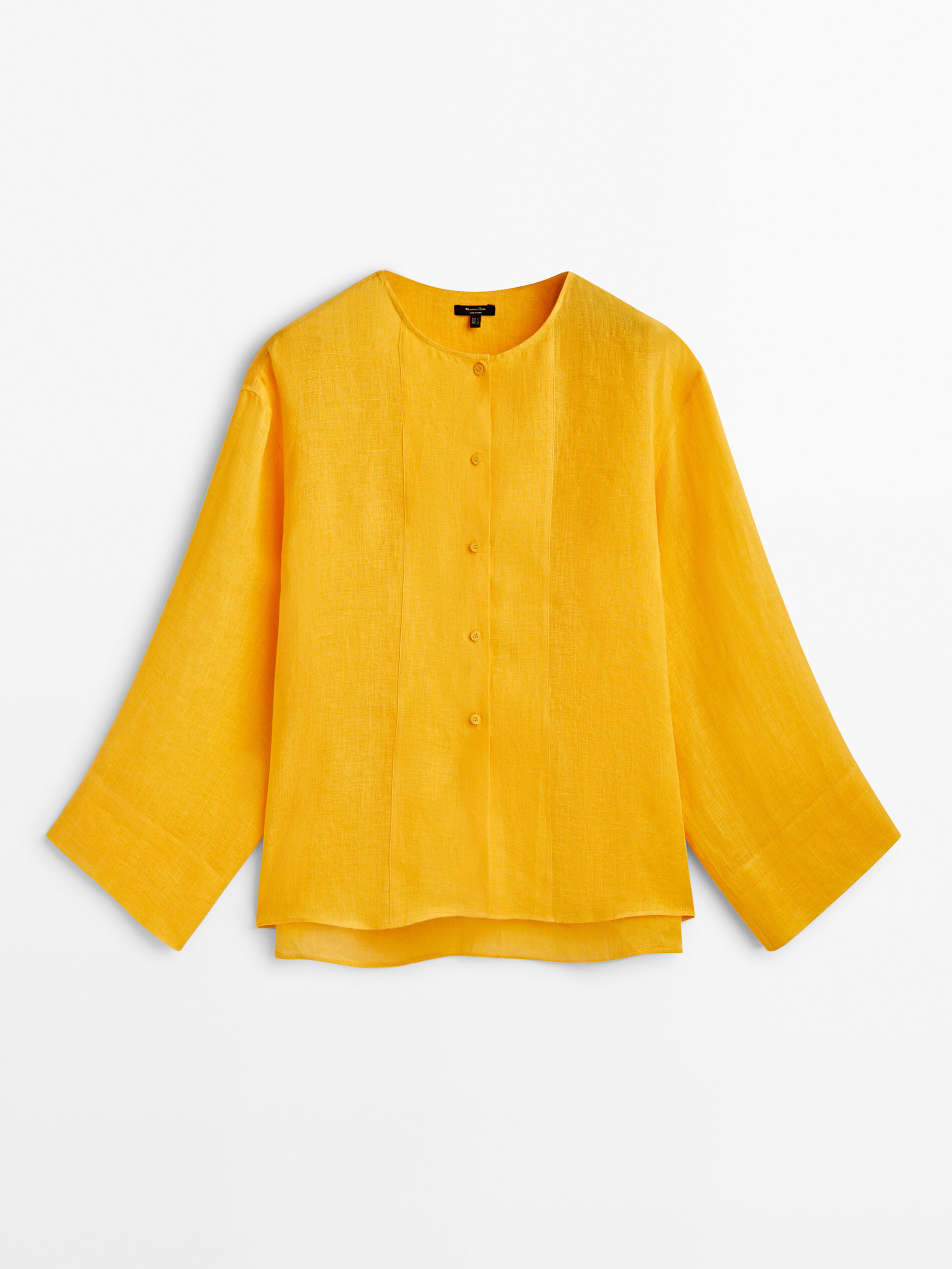 Massimo dutti camisas lino mujer best sale