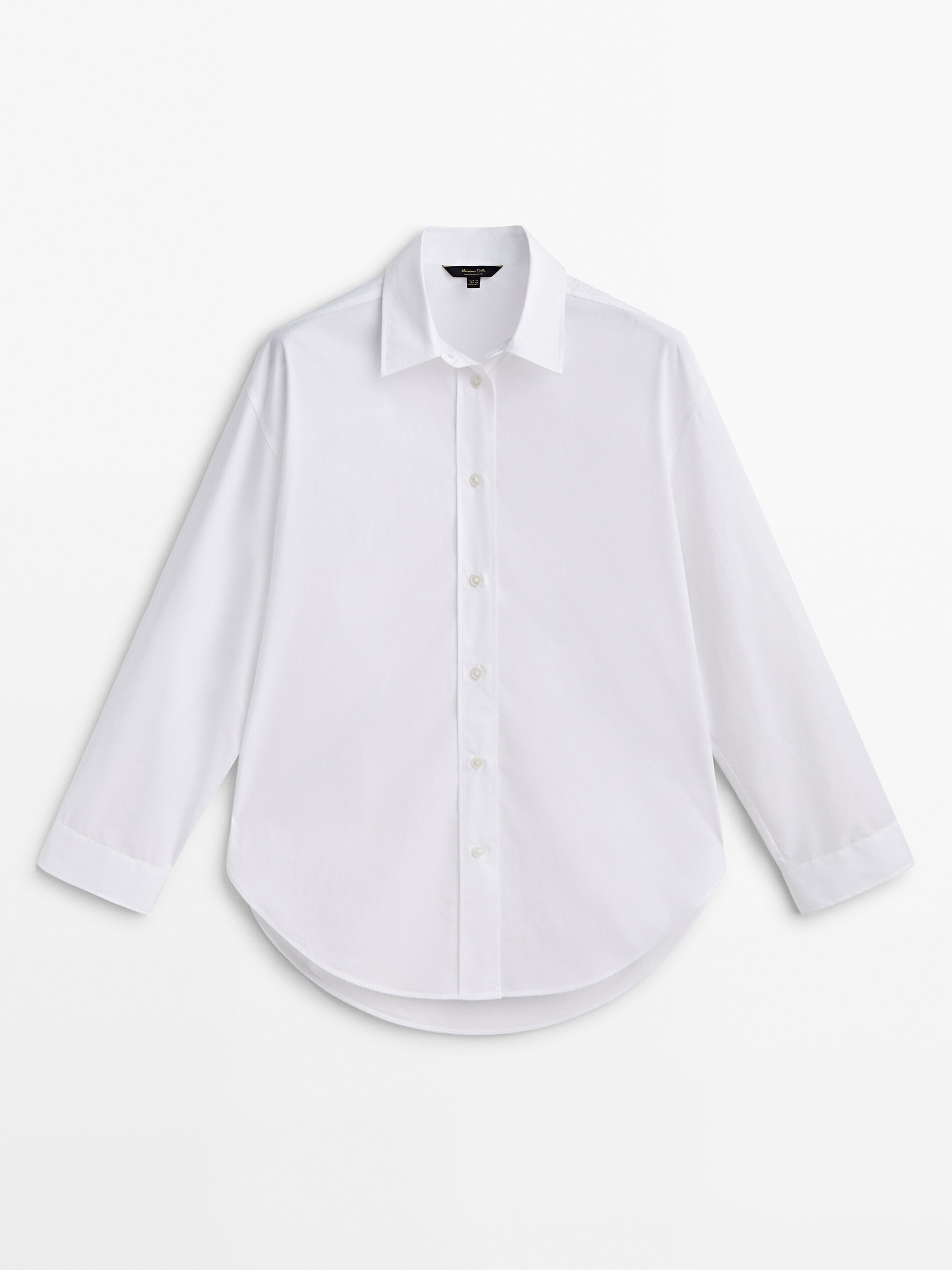 Cotton poplin shirt