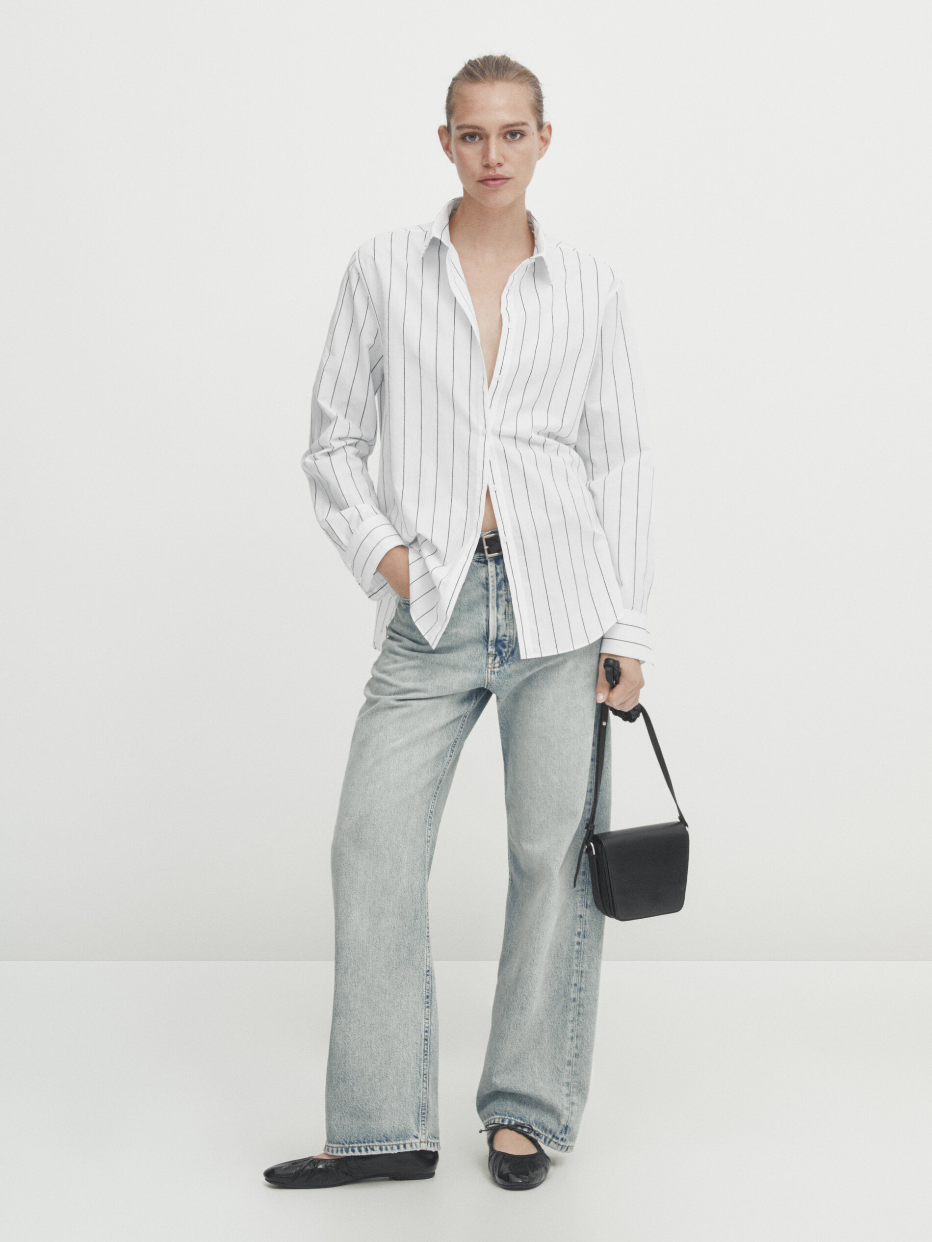 Chemise blanche massimo dutti deals