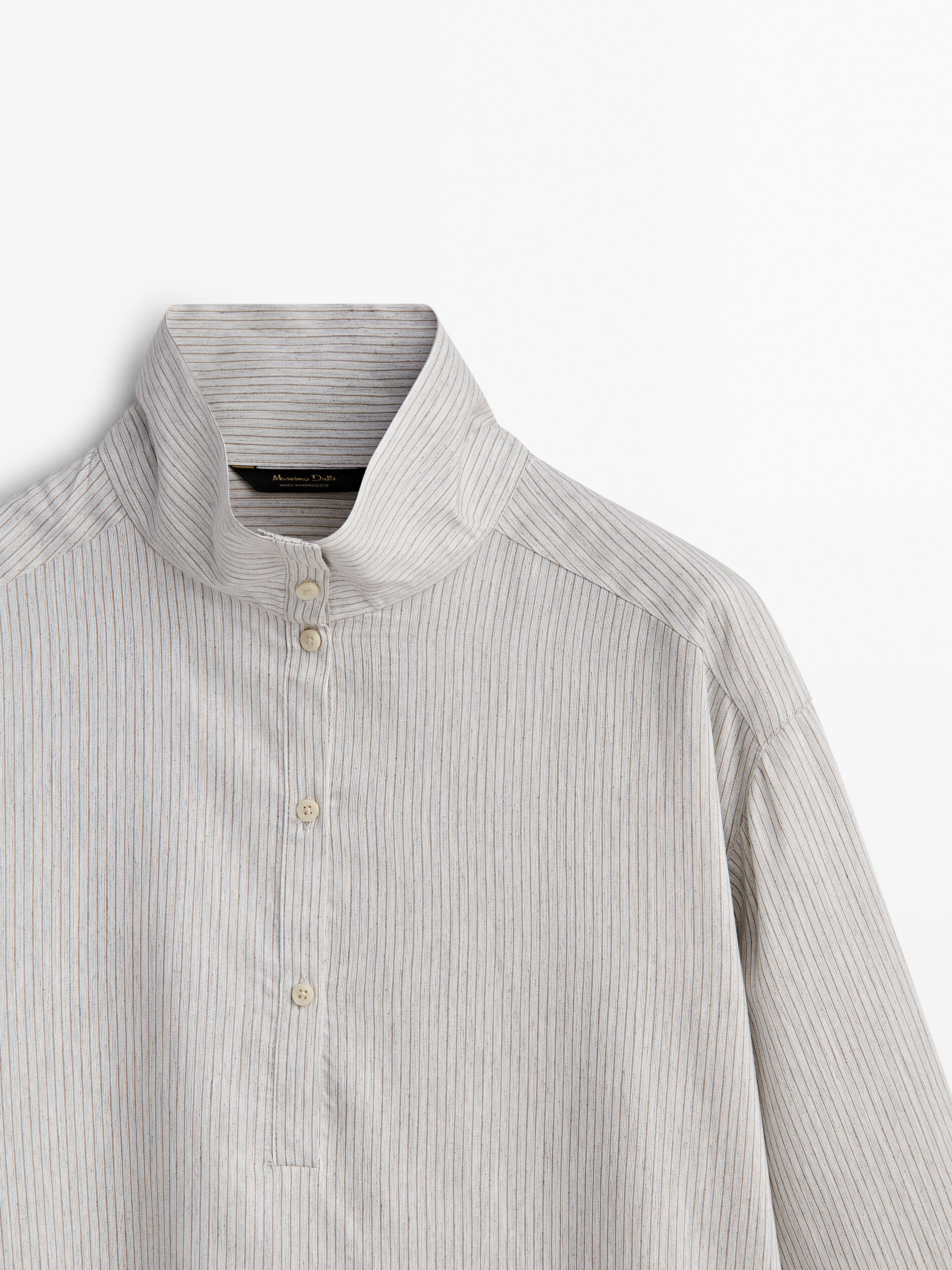 Polo cuello mao cheap massimo dutti