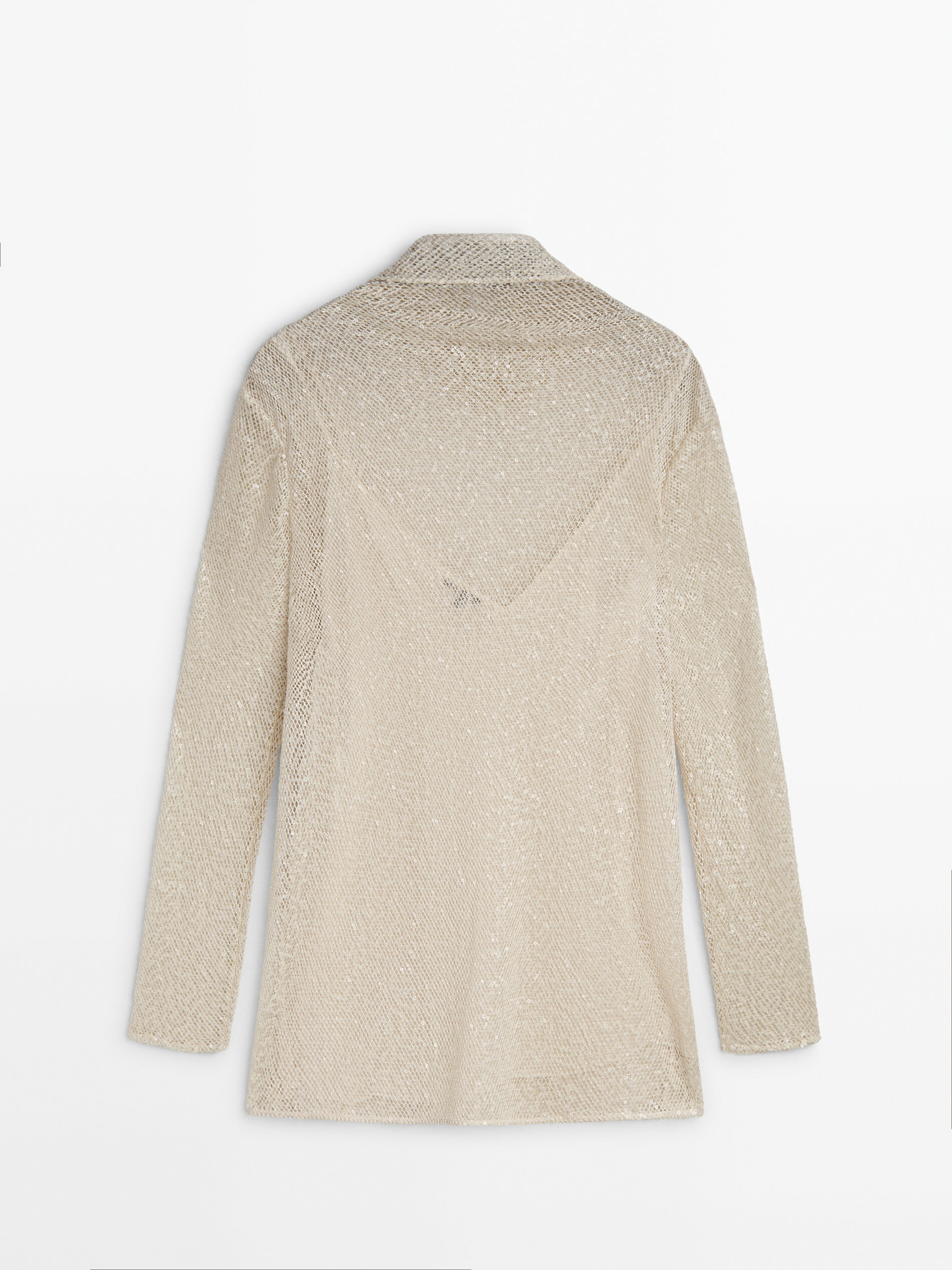 High neck deals top with blazer