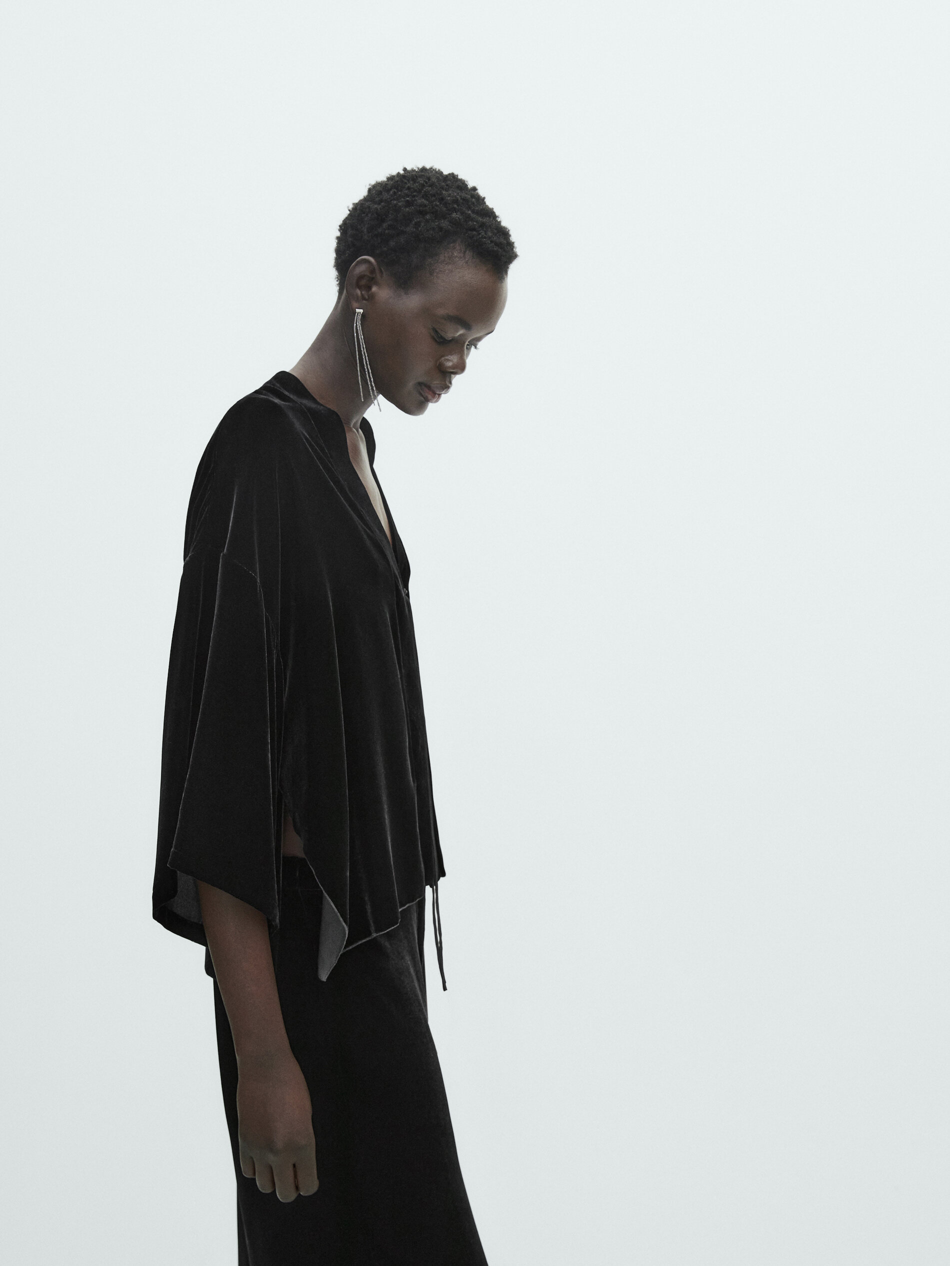 Massimo dutti sales velvet jacket