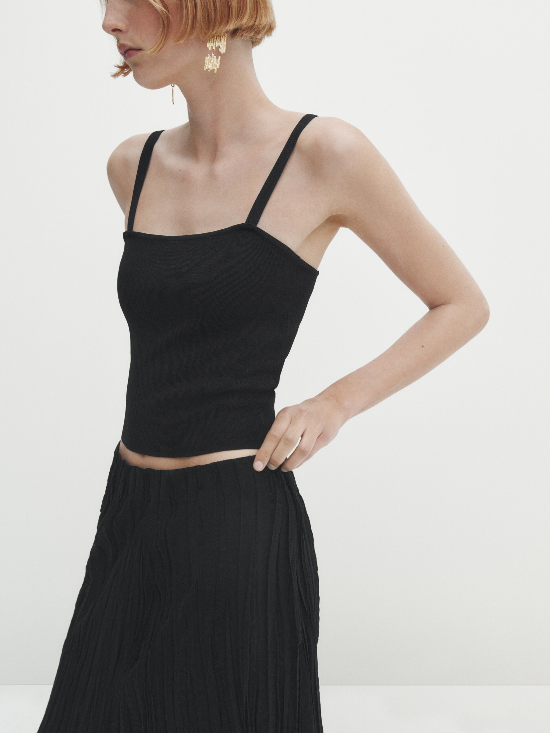 Jupe plissée massimo dutti shop
