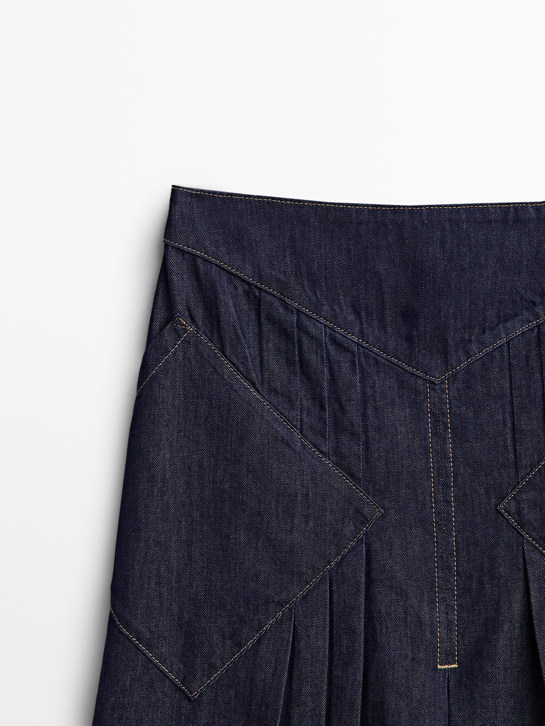 Jupe plissée 2025 massimo dutti