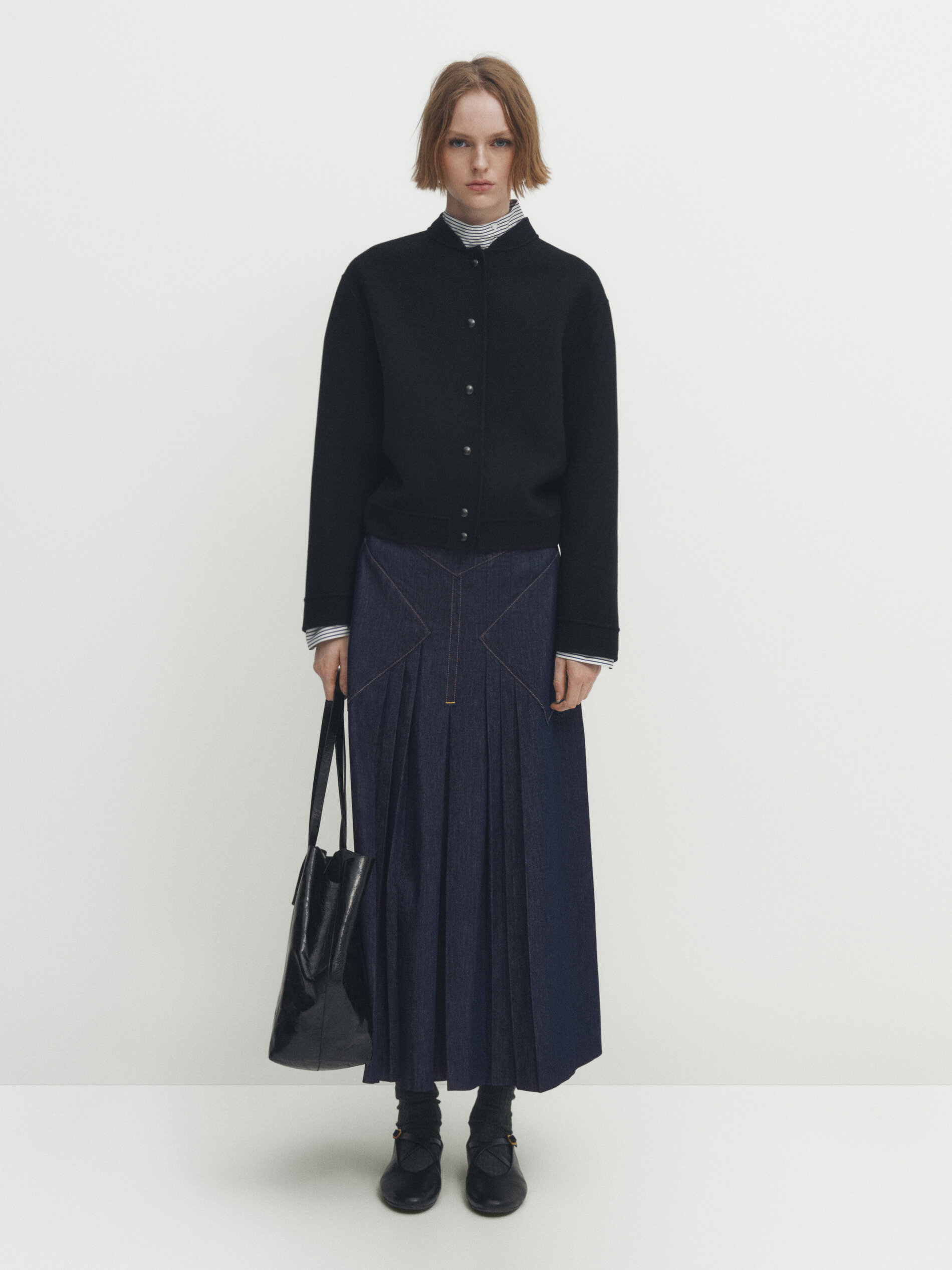 Saia plissada massimo top dutti