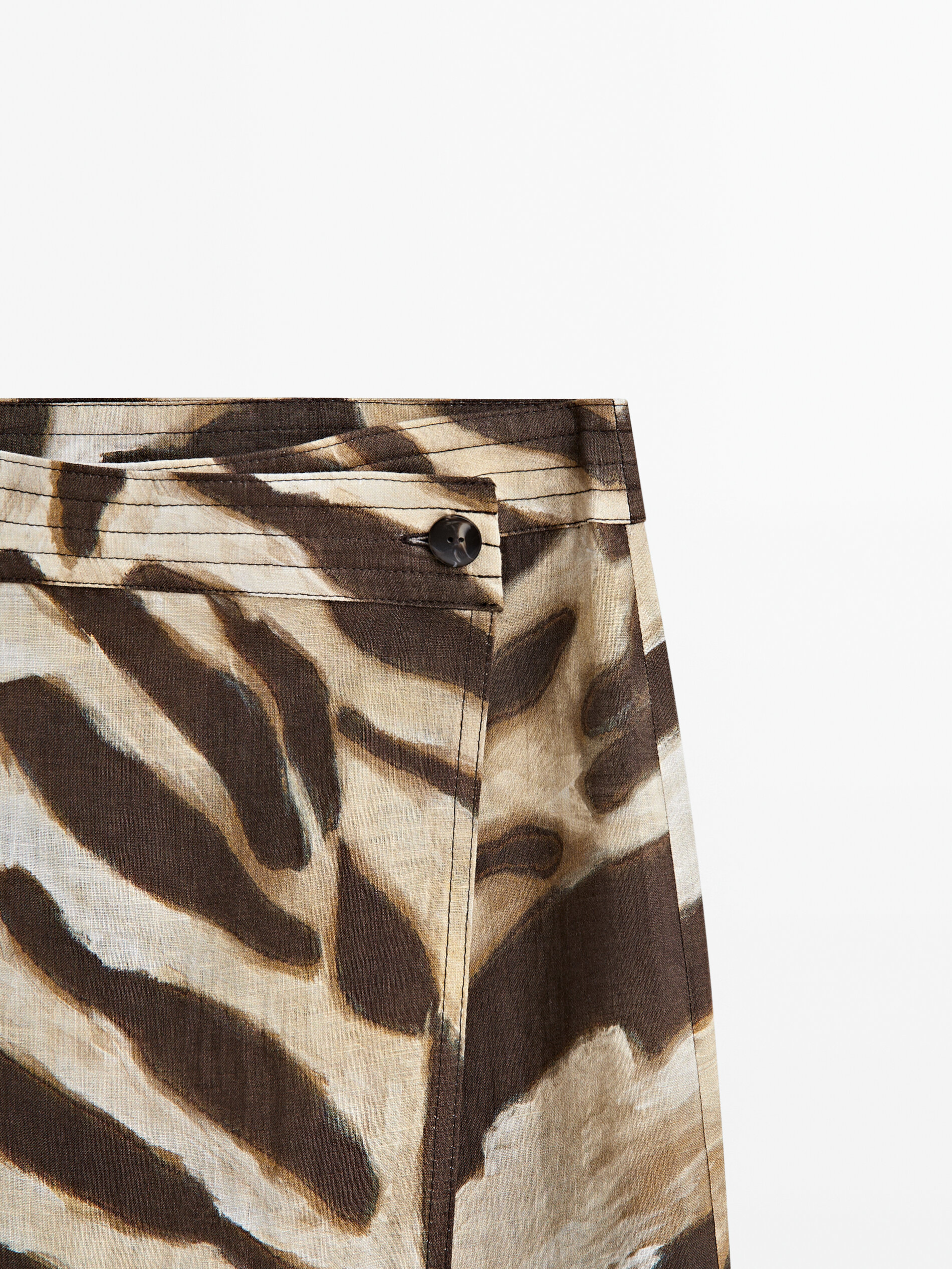 Brown skirt massimo top dutti