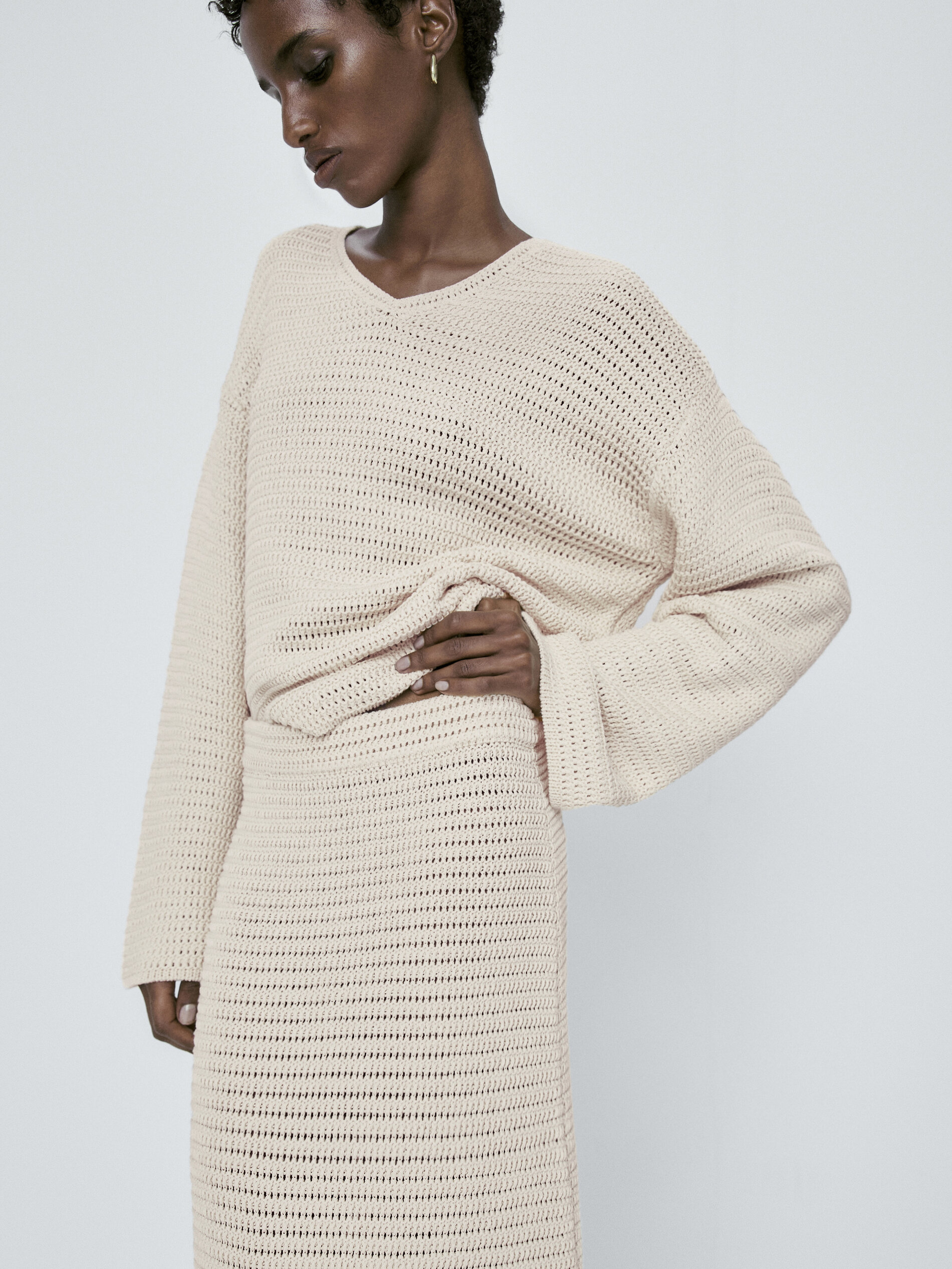 Knit skirt massimo dutti discount