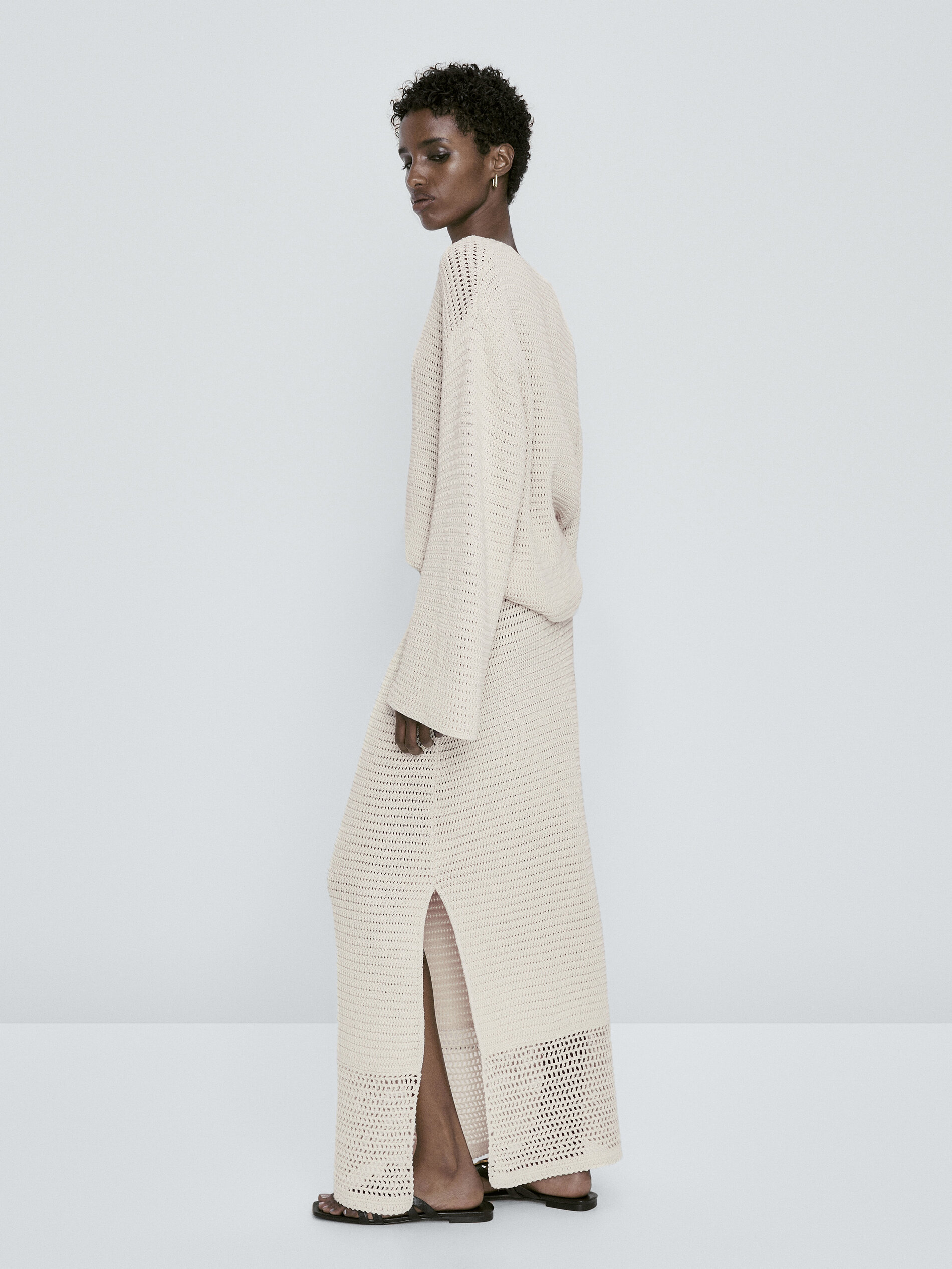 Knit skirt massimo dutti new arrivals