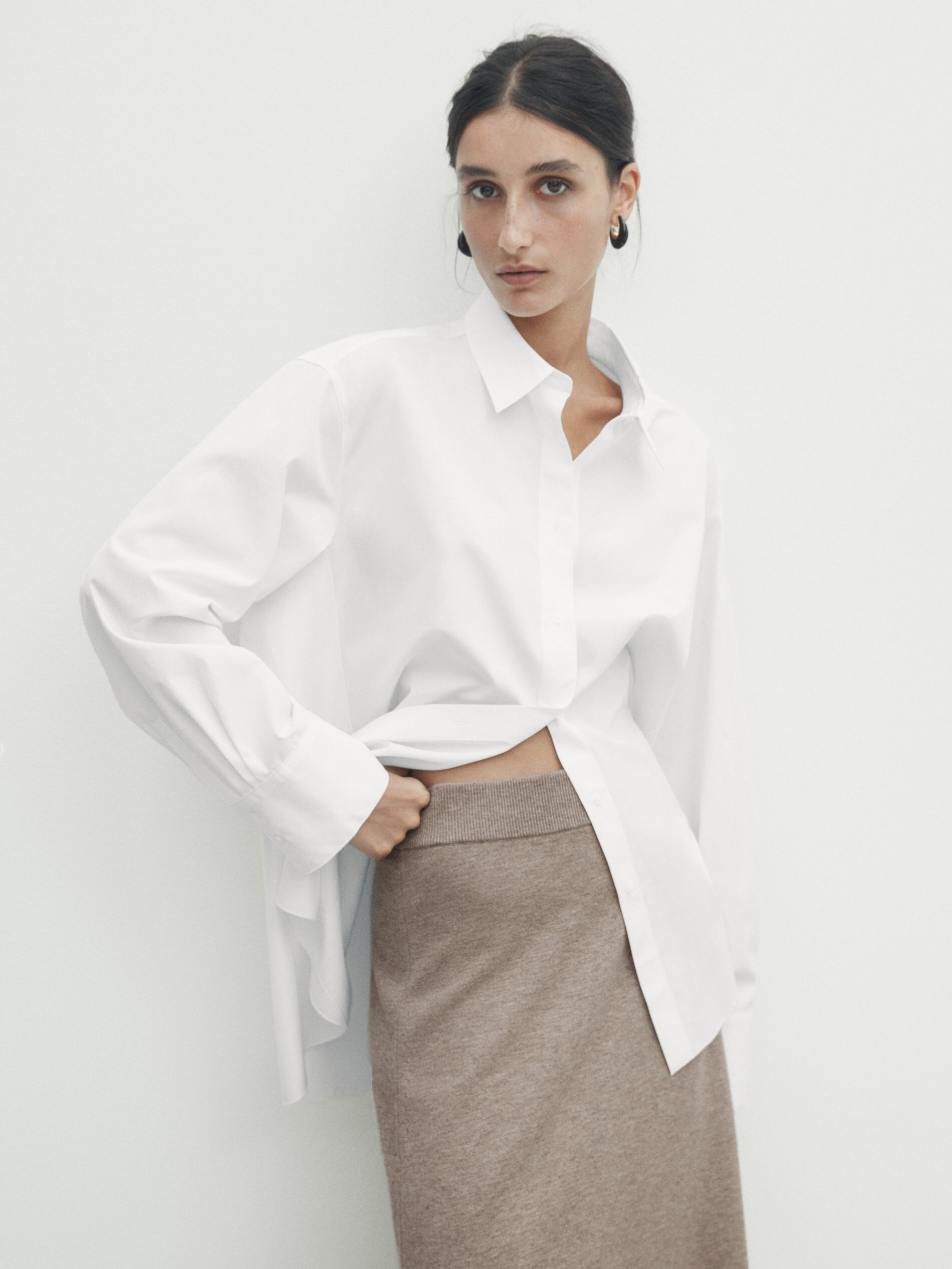 Knit midi skirt 50 2025
