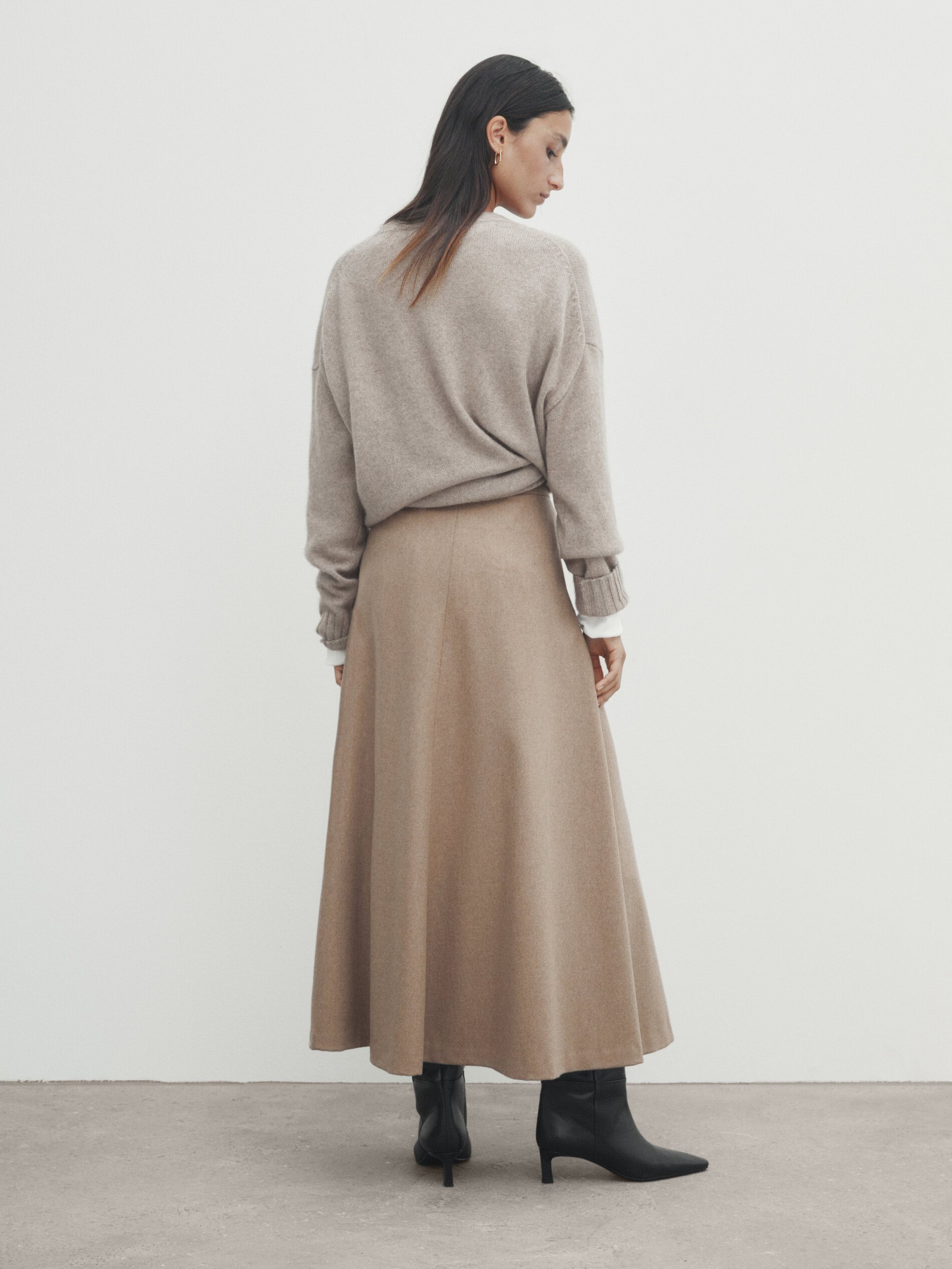 Jupe longue 2025 massimo dutti
