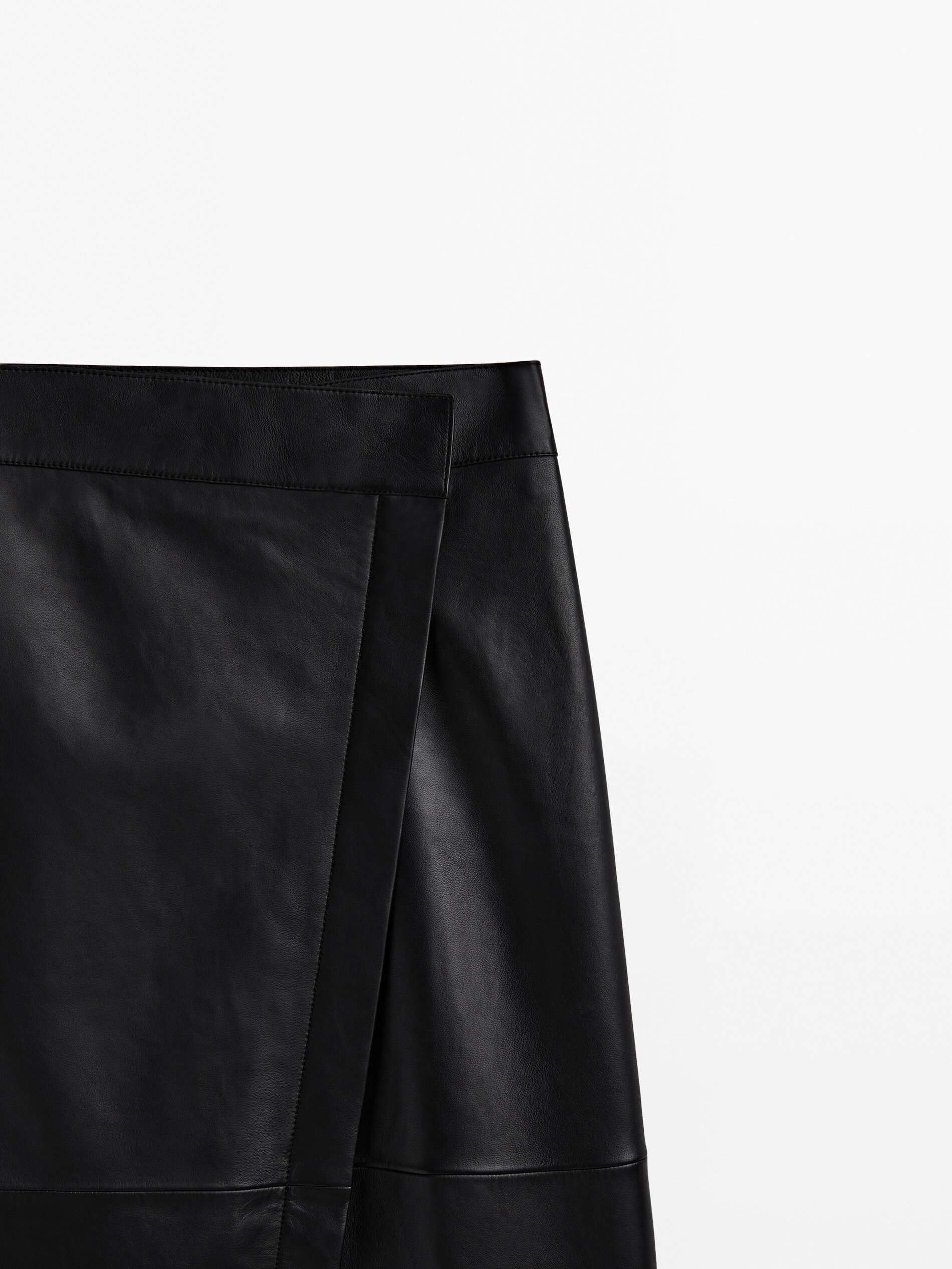 Jupe crayon cuir on sale zara