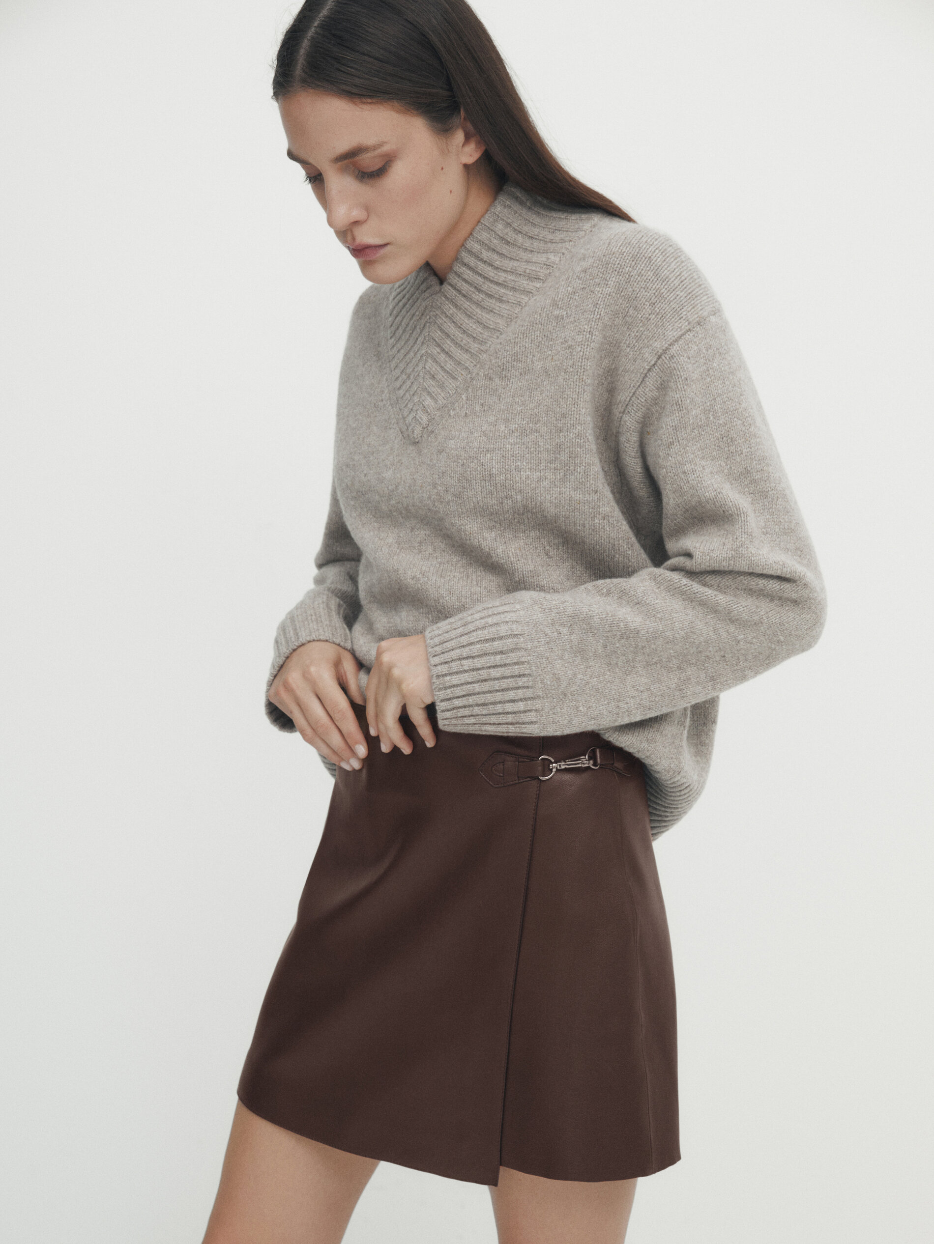 Jupe culotte massimo dutti top