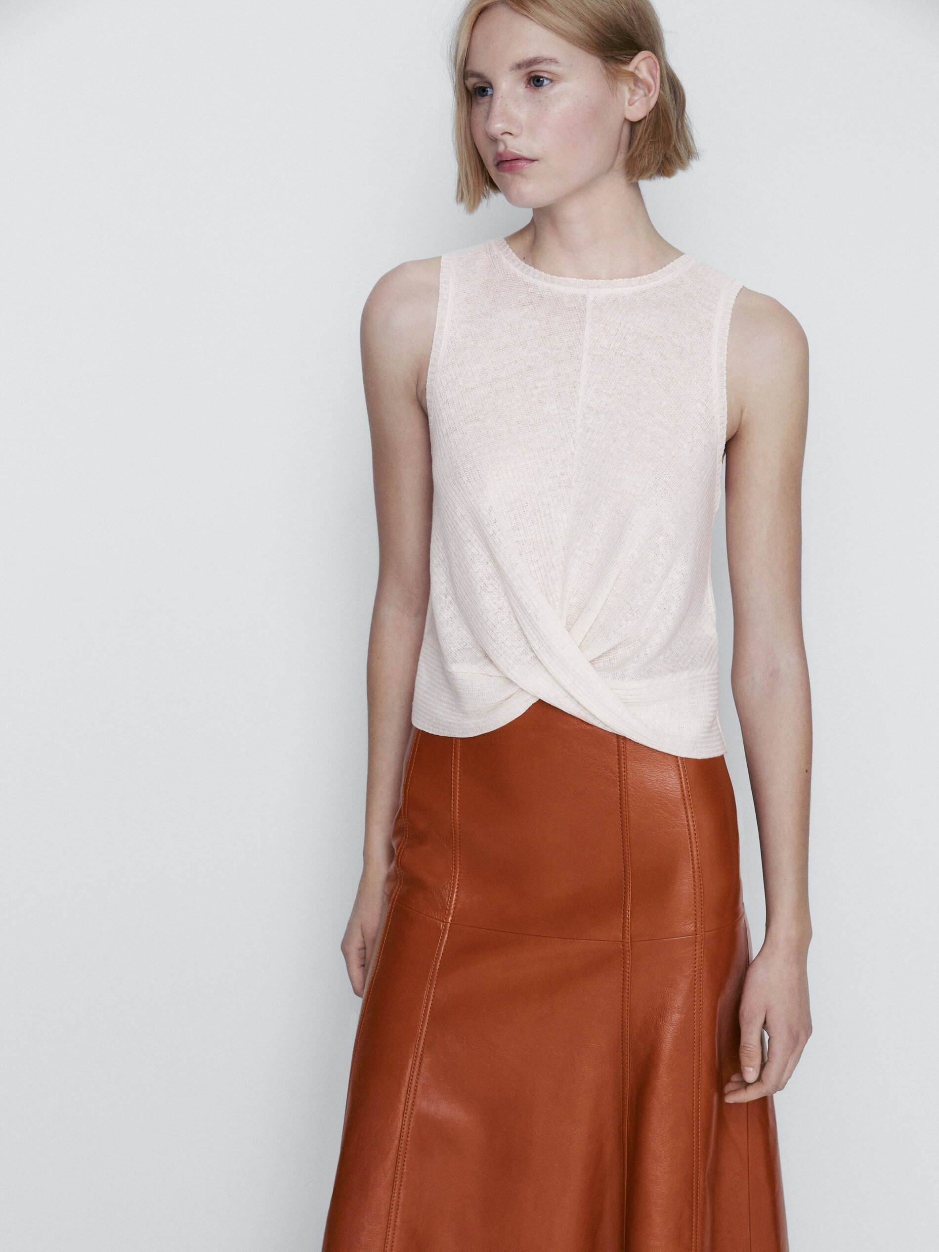 Long leather best sale skirts for sale