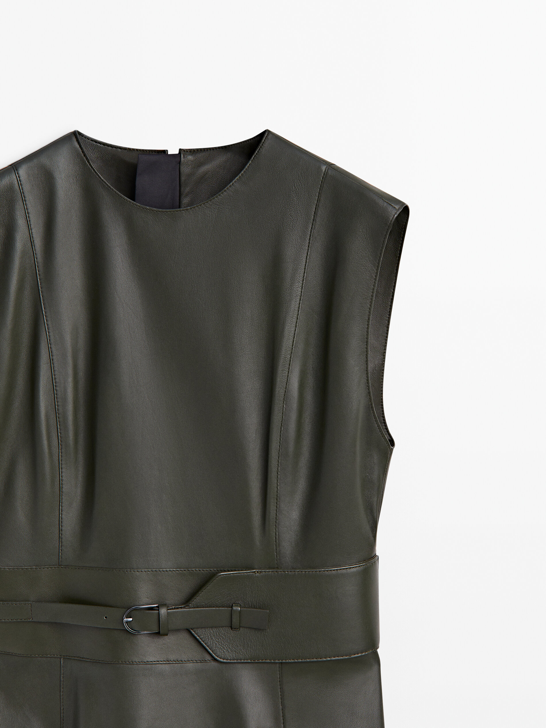 Vestido piel sales massimo dutti
