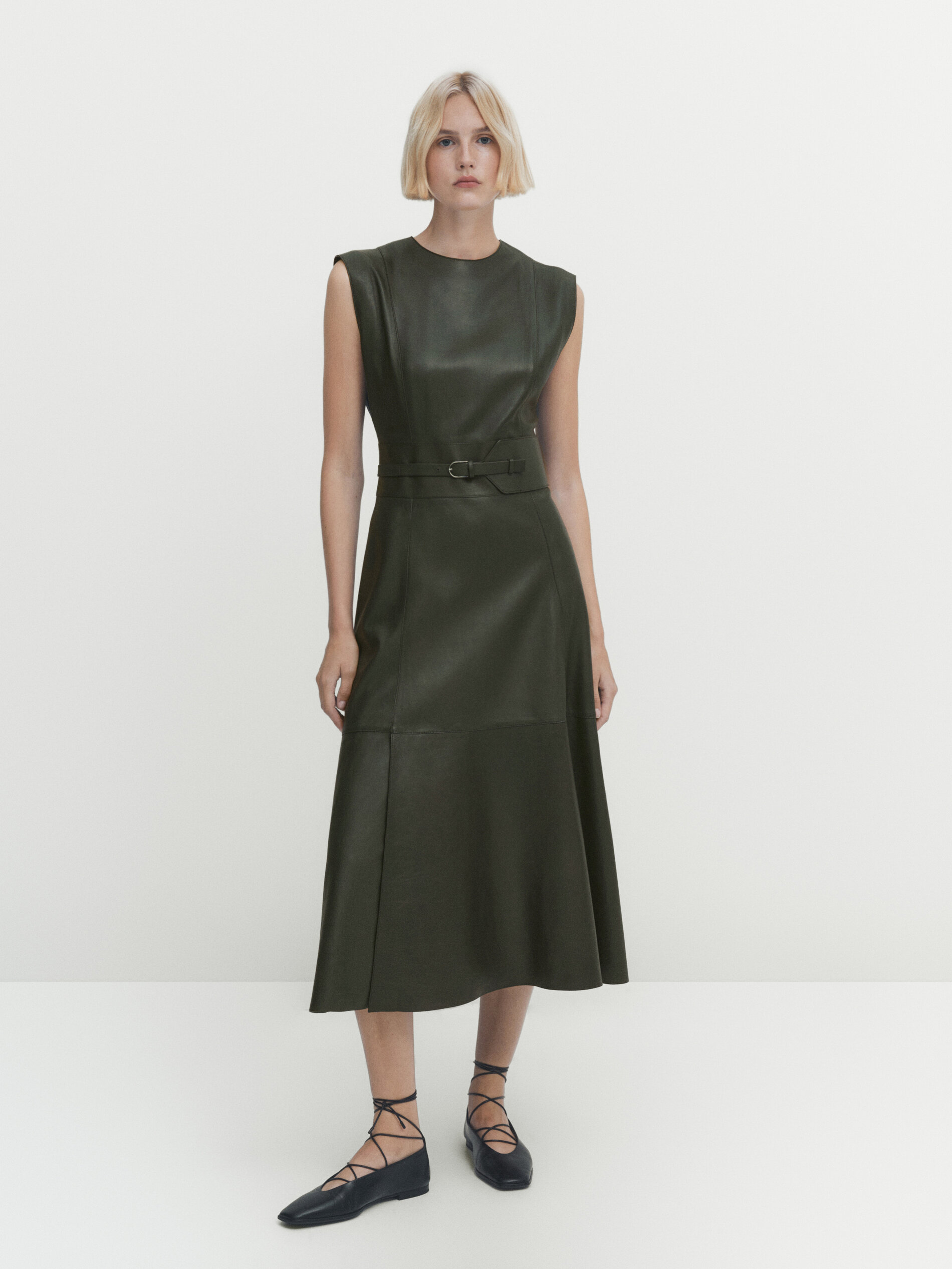Vestido piel massimo 2025 dutti