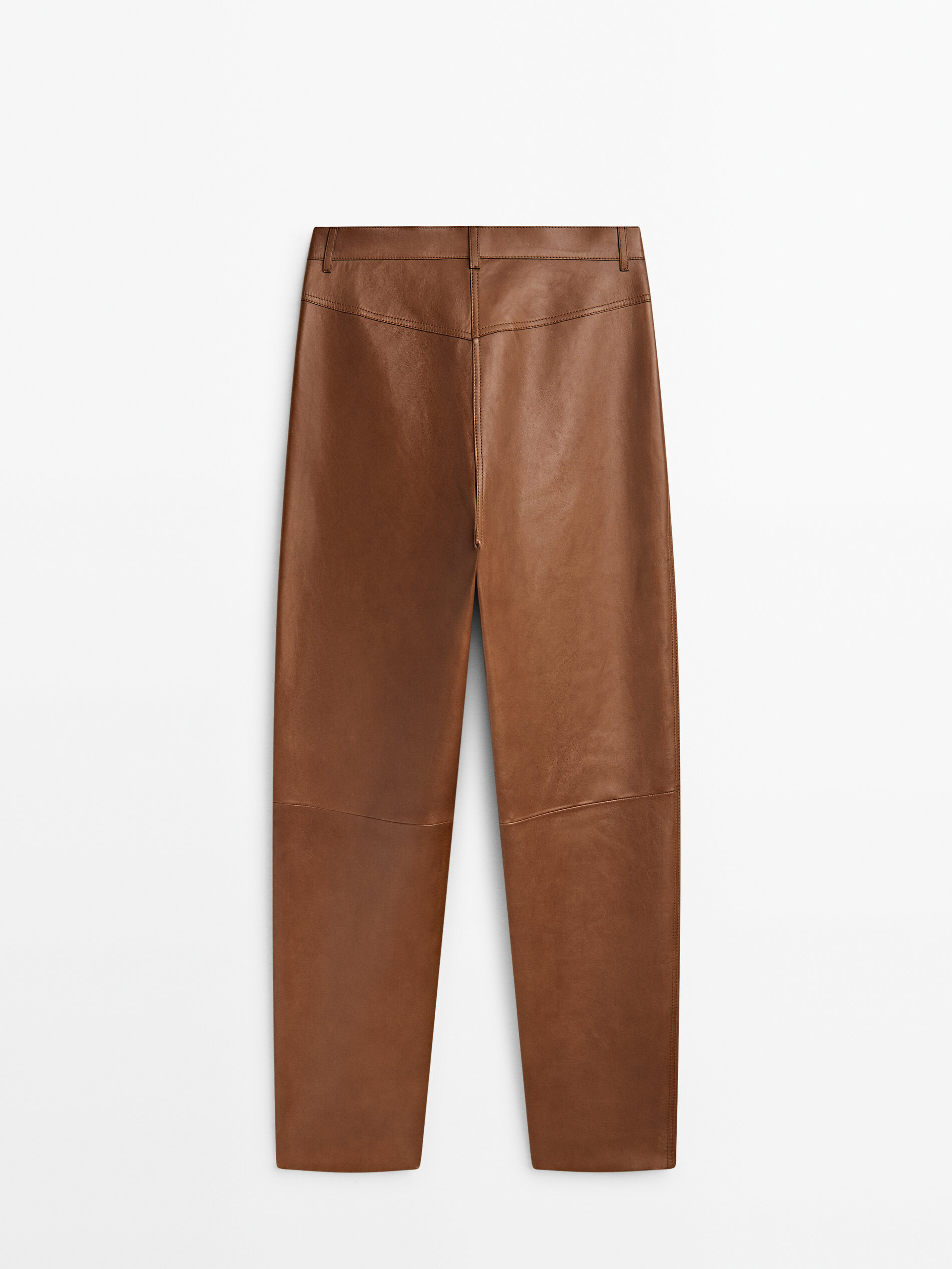 Nappa leather trousers