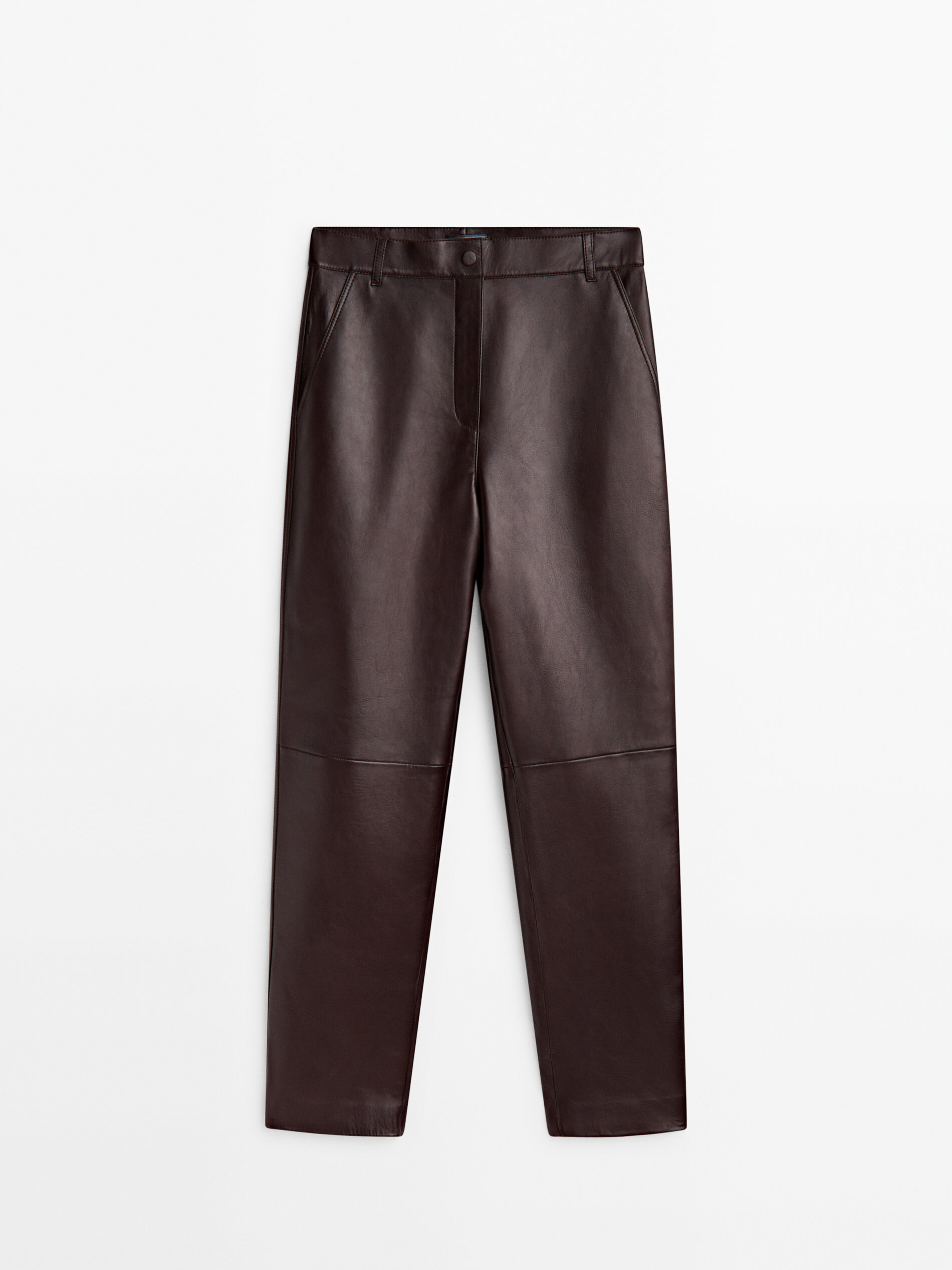 Massimo dutti shop leather pants