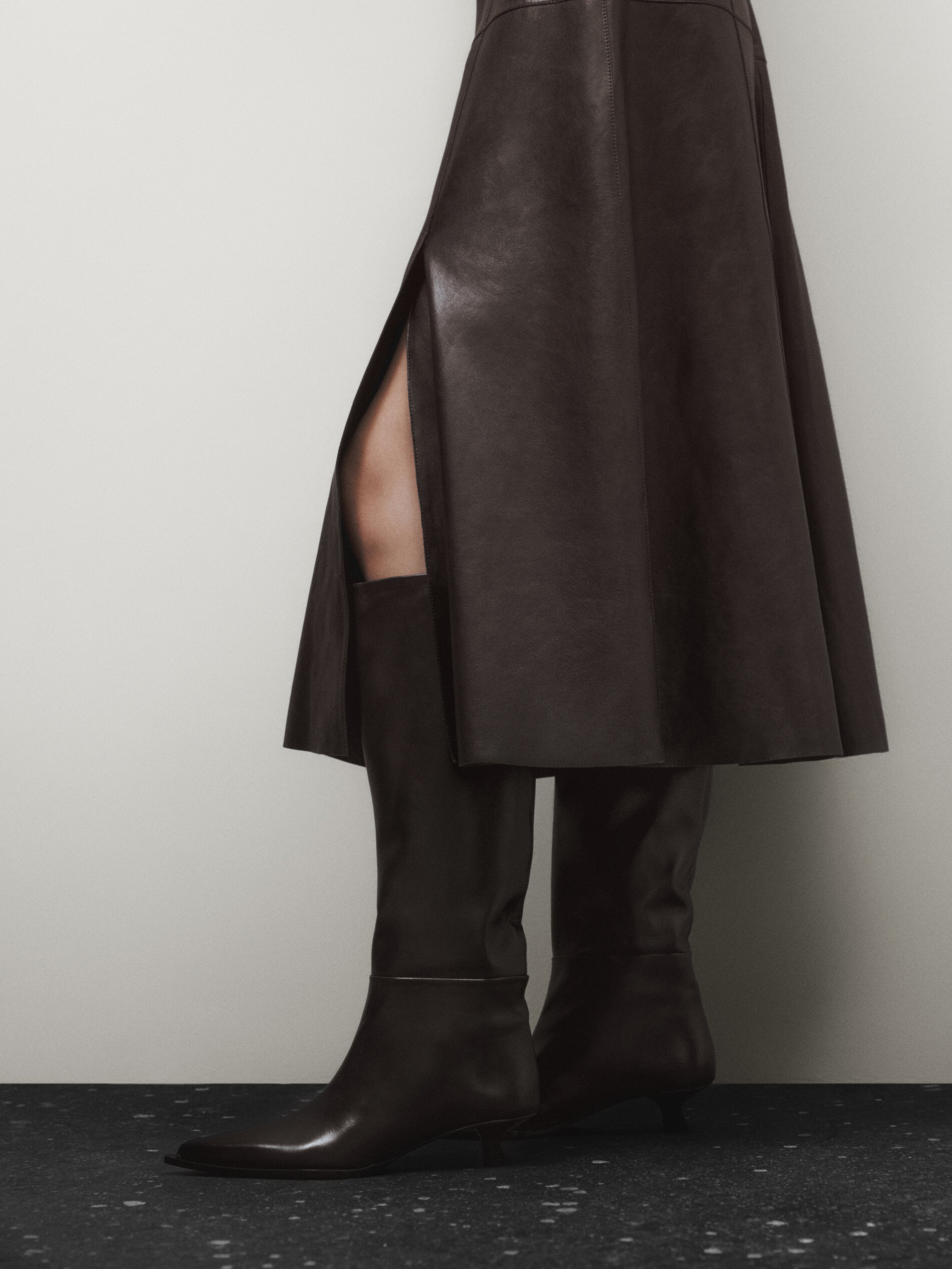 Vestido piel massimo 2025 dutti