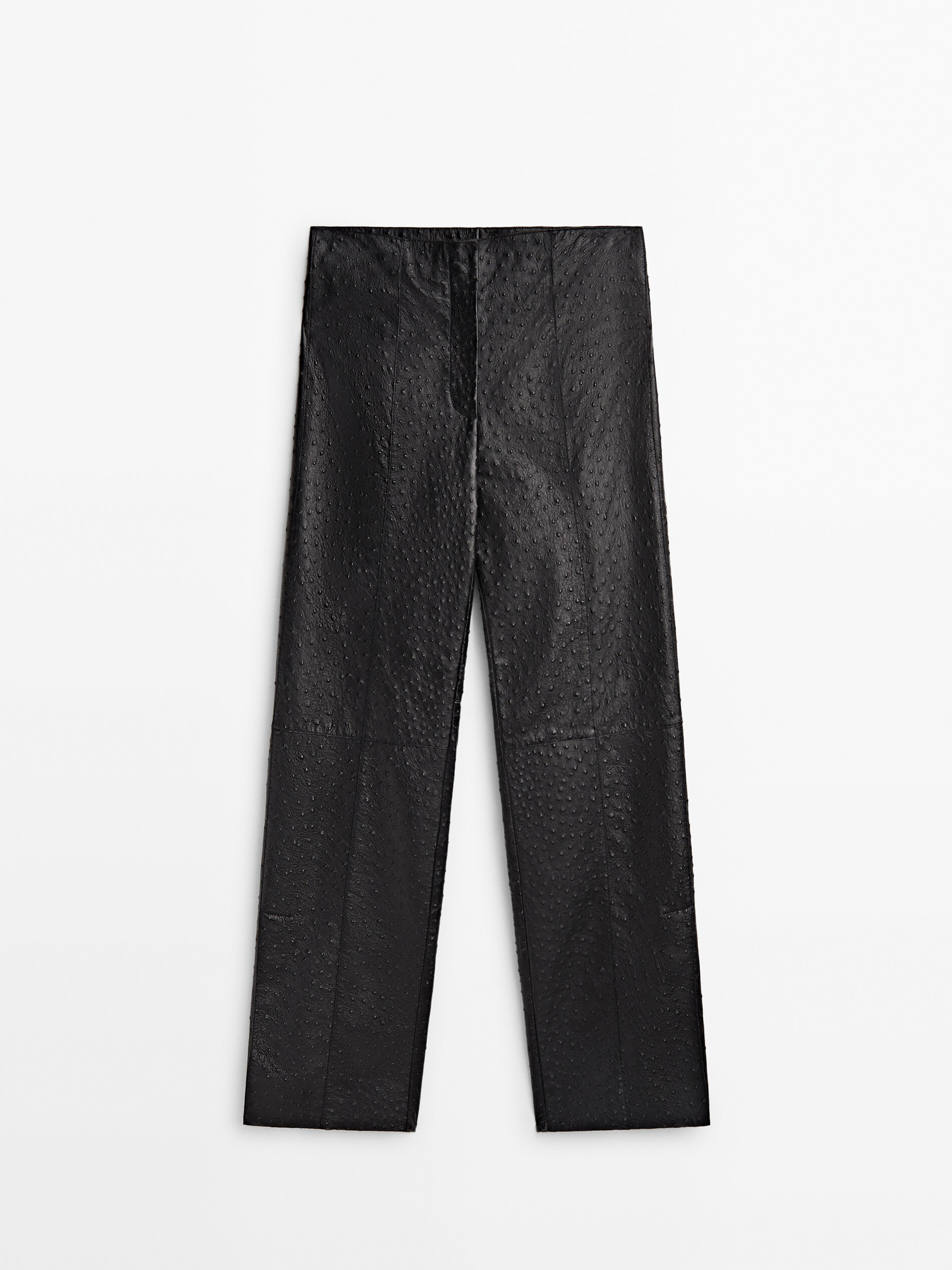 Pantalon cuir massimo dutti cheap