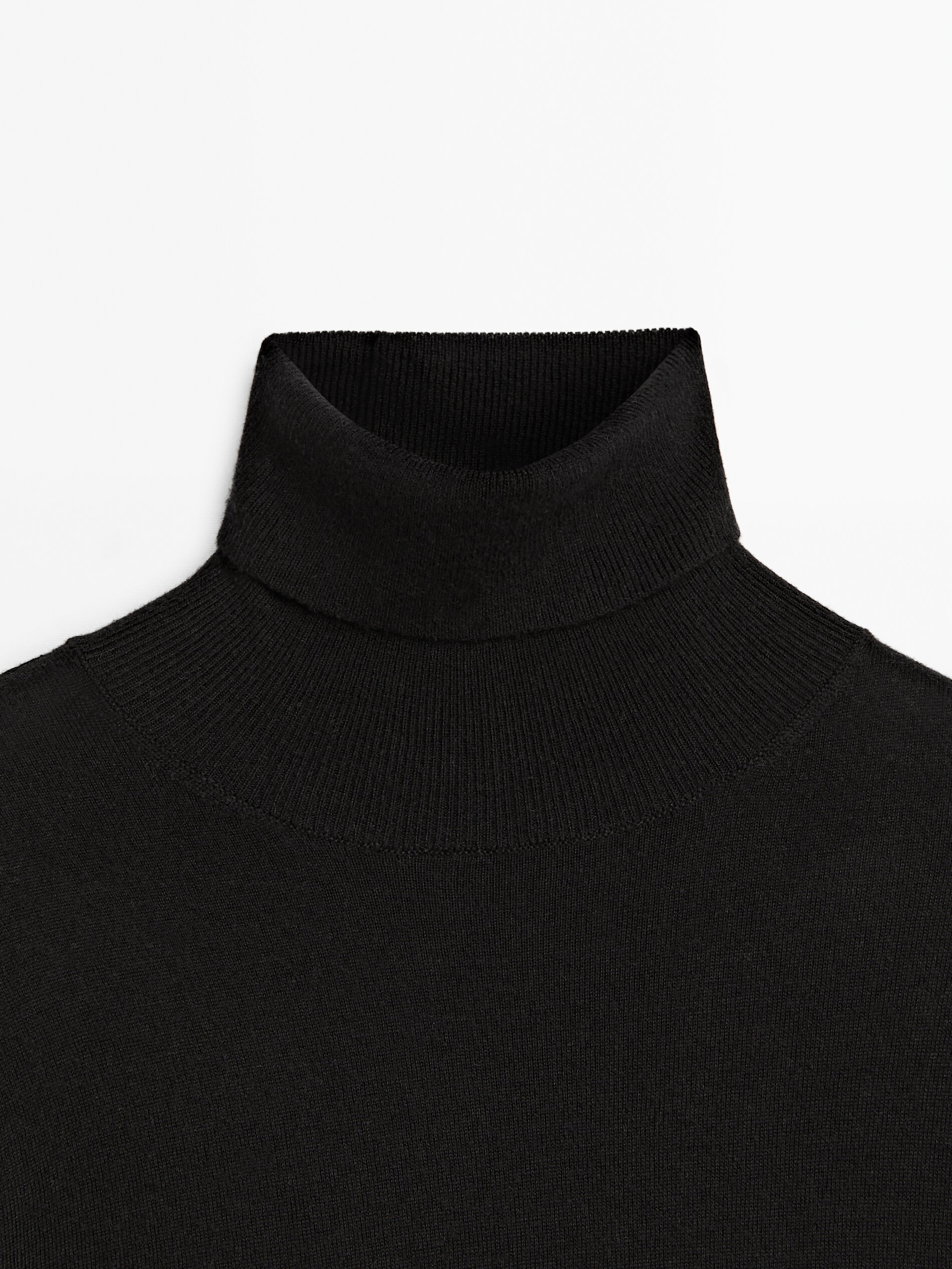 Sweater with high collar online