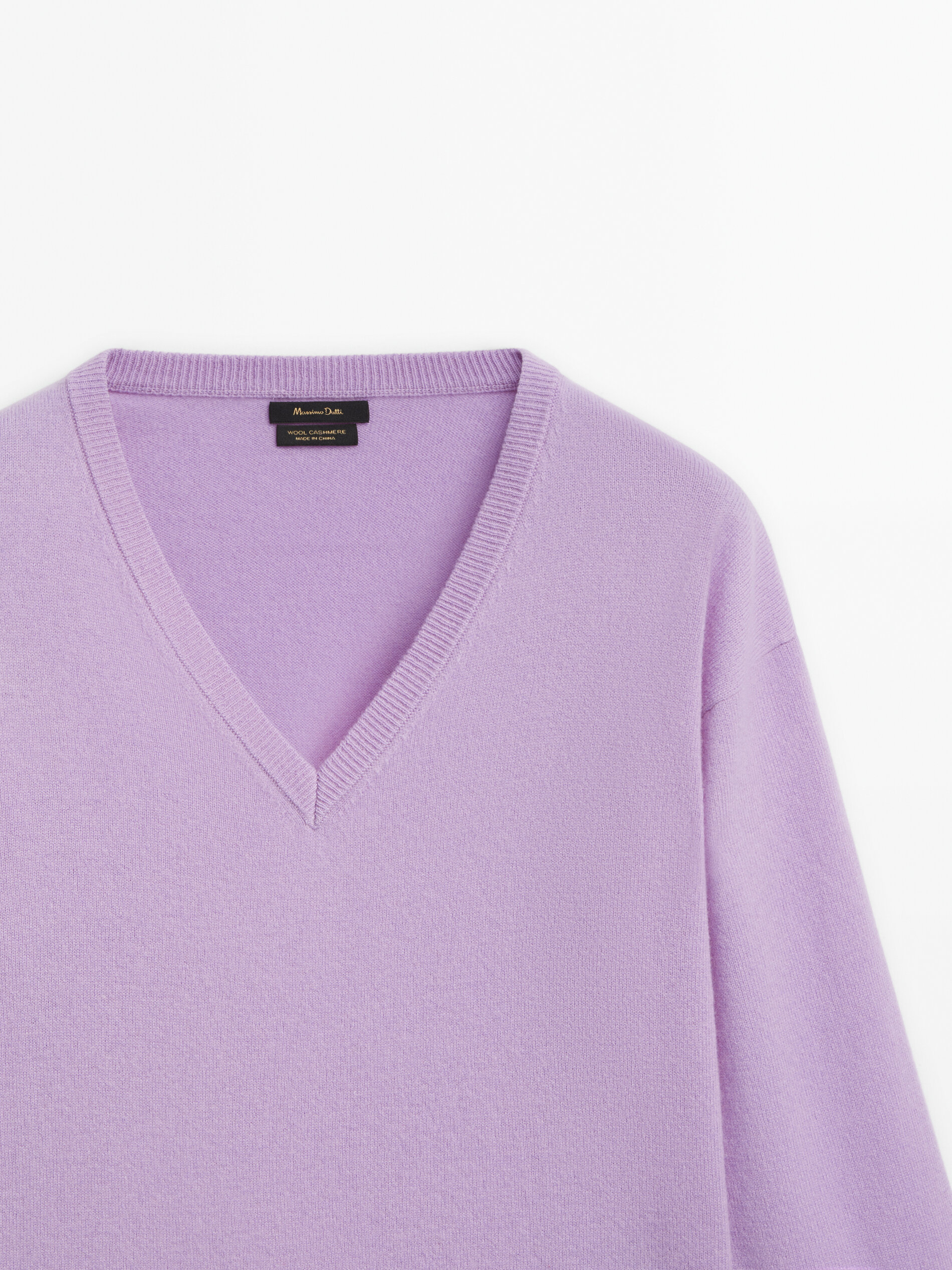 Plum v neck sweater sales