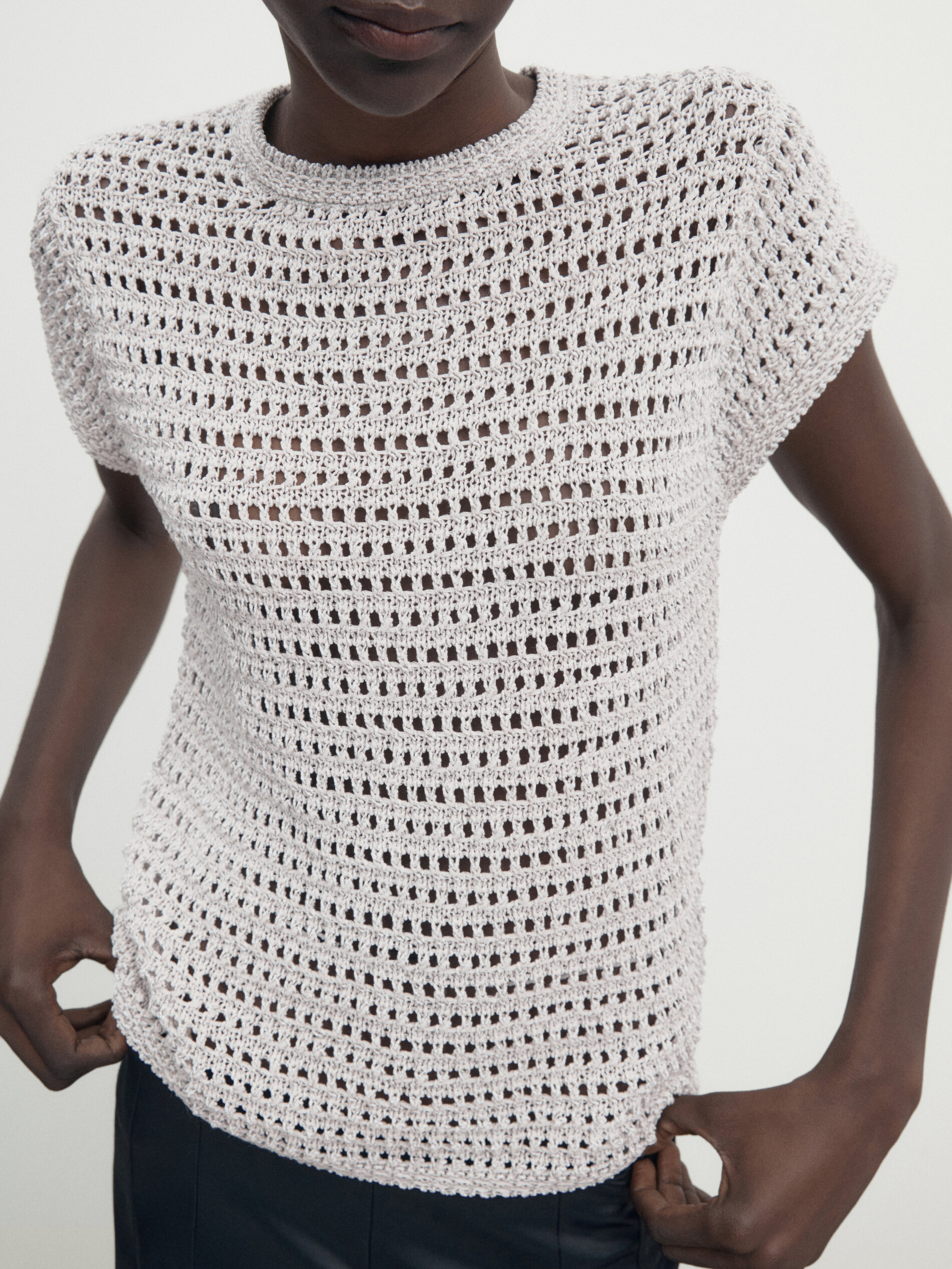 Open knit hot sale sweaters