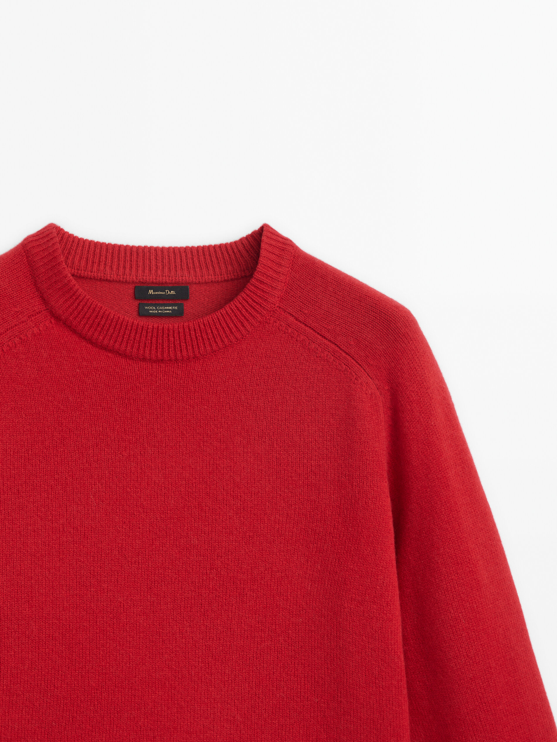 Massimo dutti 2025 red sweater