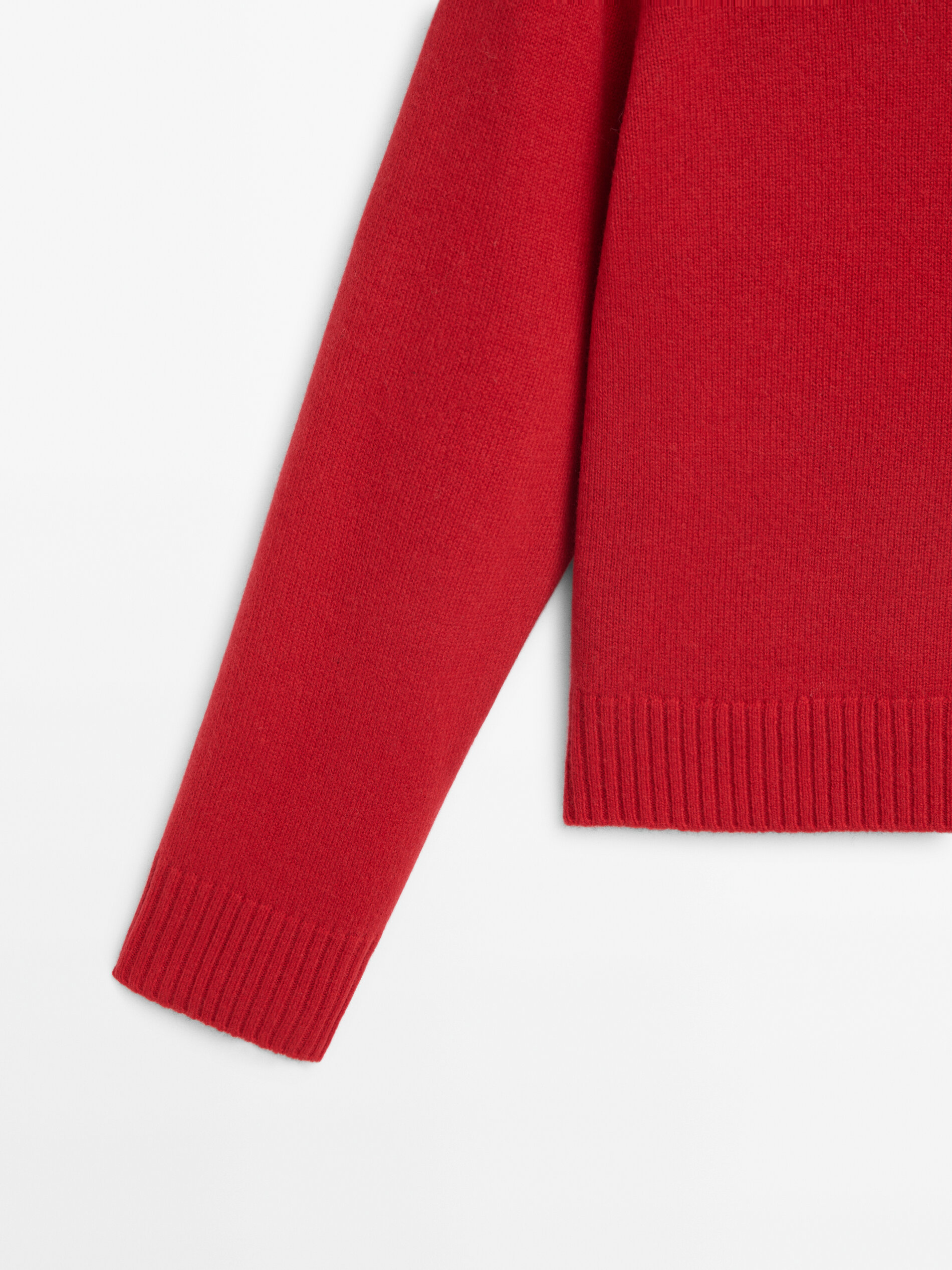 Massimo dutti red sale sweater