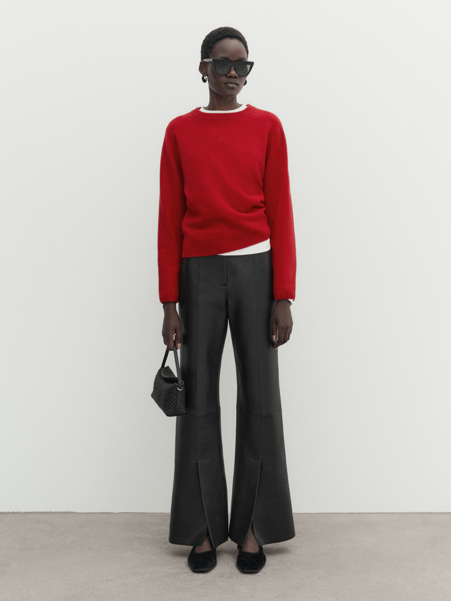 Massimo dutti 2025 red sweater