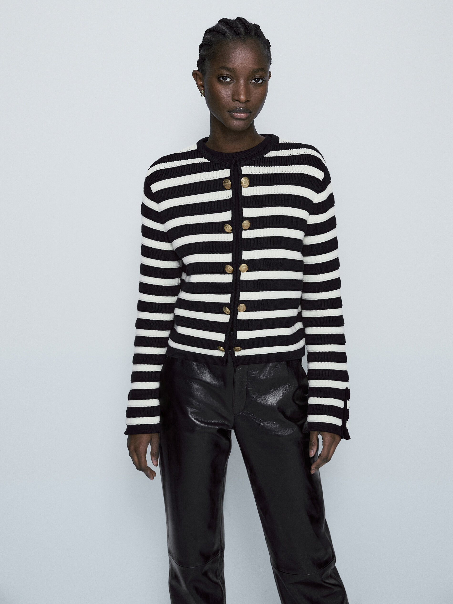 Knit cardigan new arrivals with buttons
