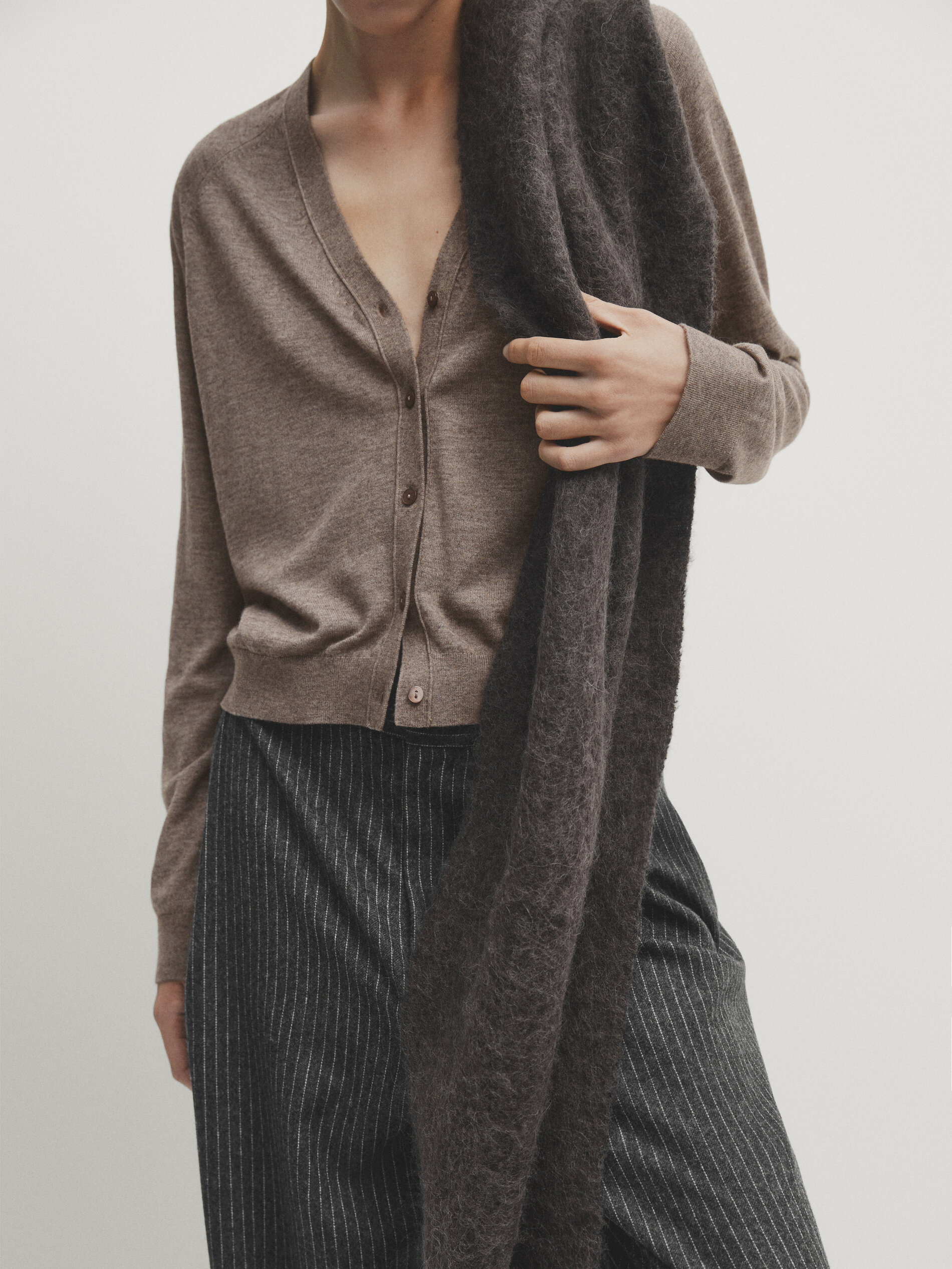 Massimo dutti sale long cardigan