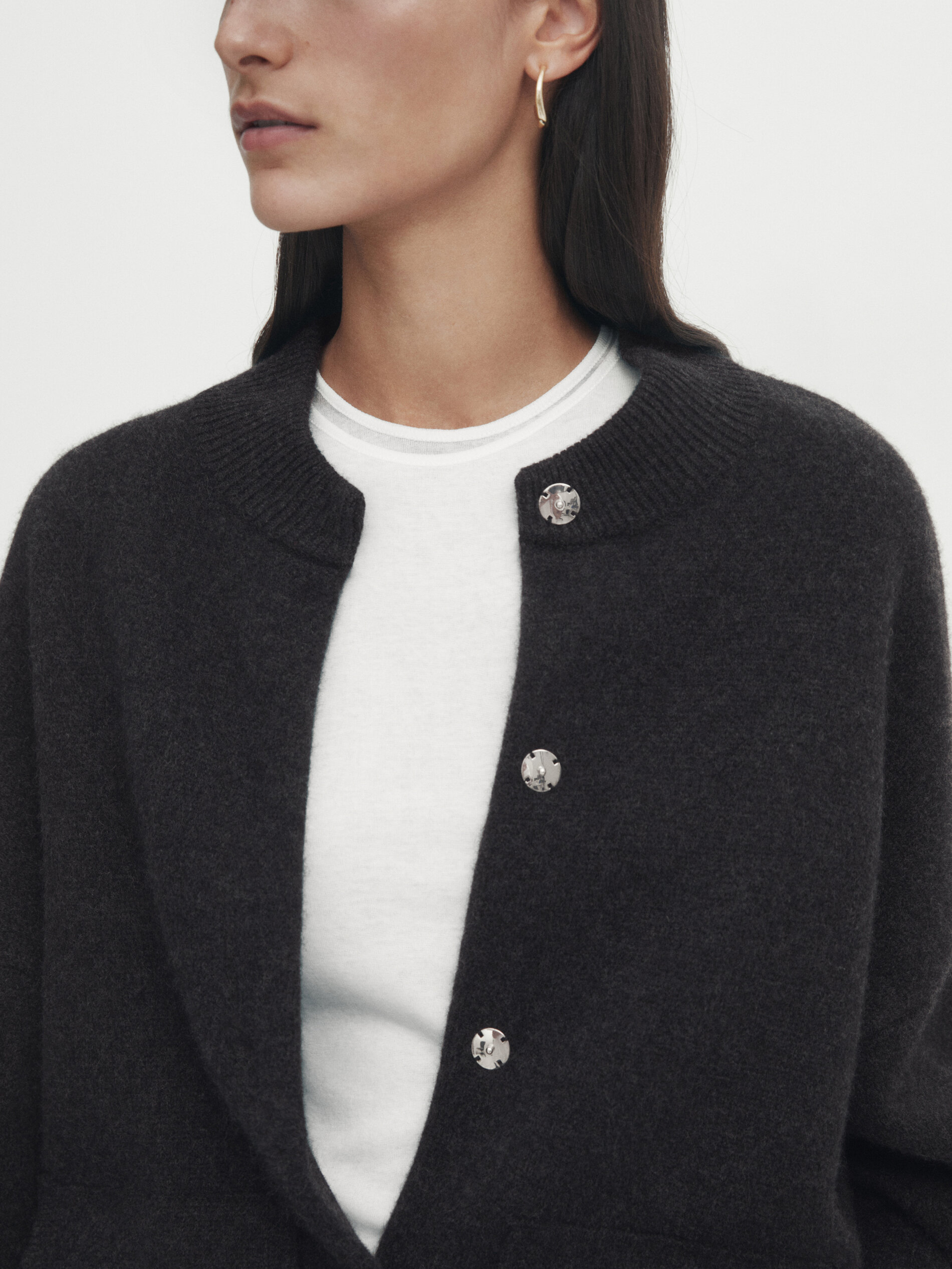 100 wool knit bomber jacket