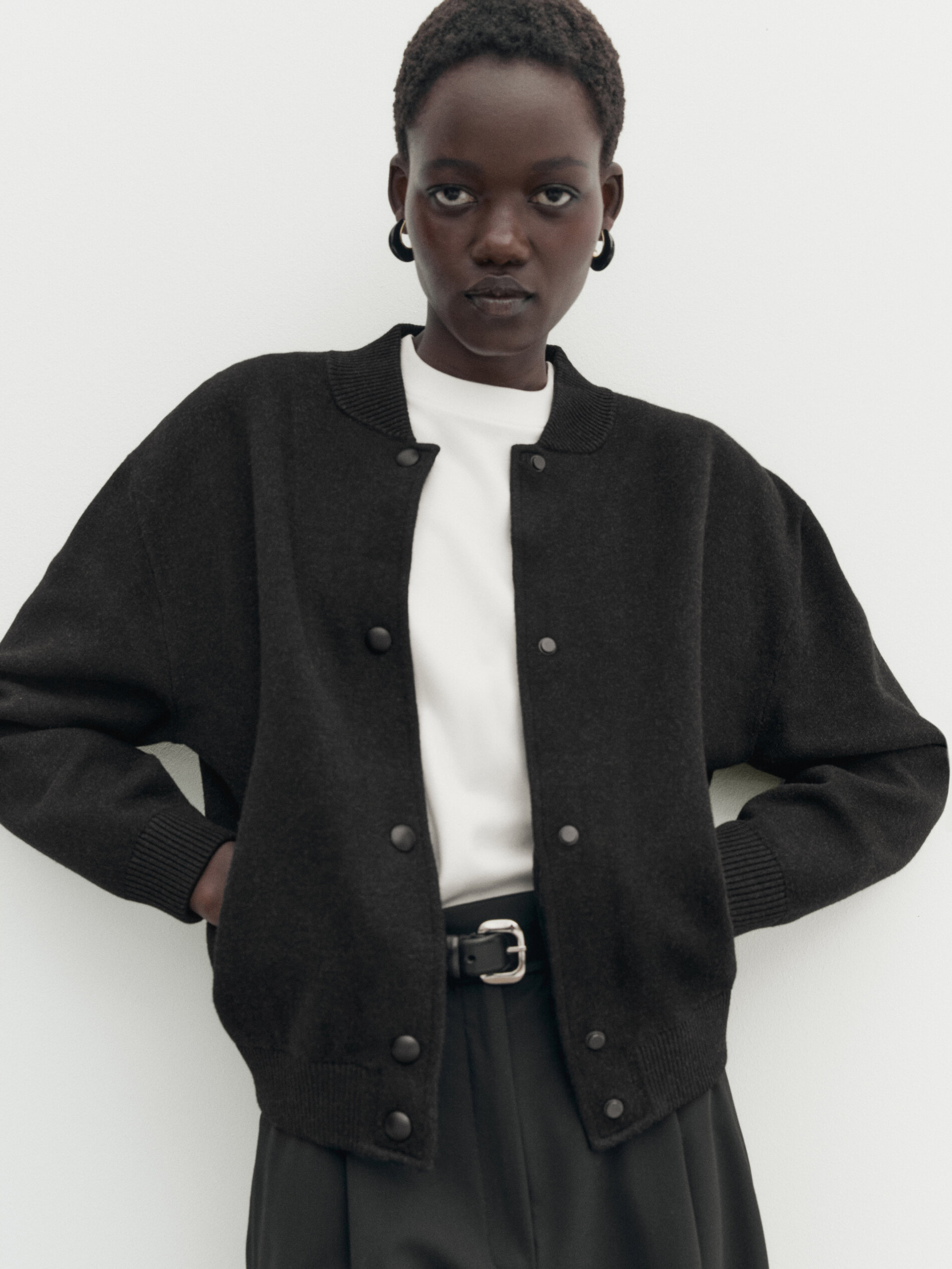 Sweater and bomber jacket cheap