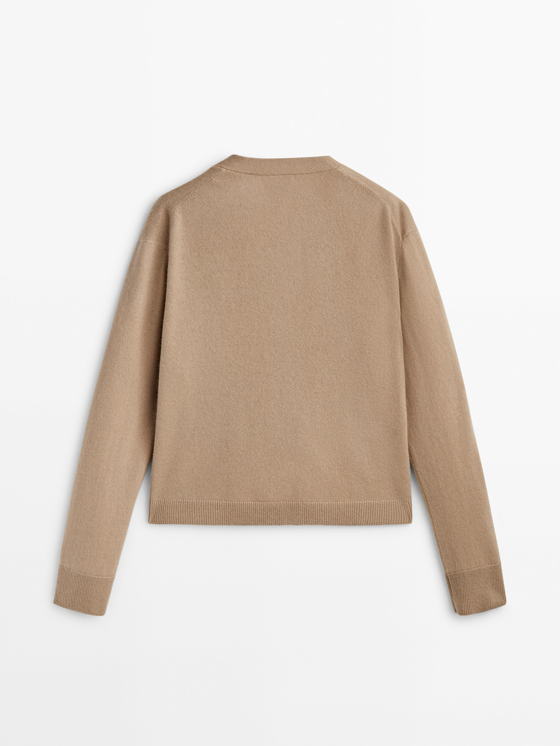 100% cashmere V-neck cardigan · Camel, Grey Marl · Sweaters And