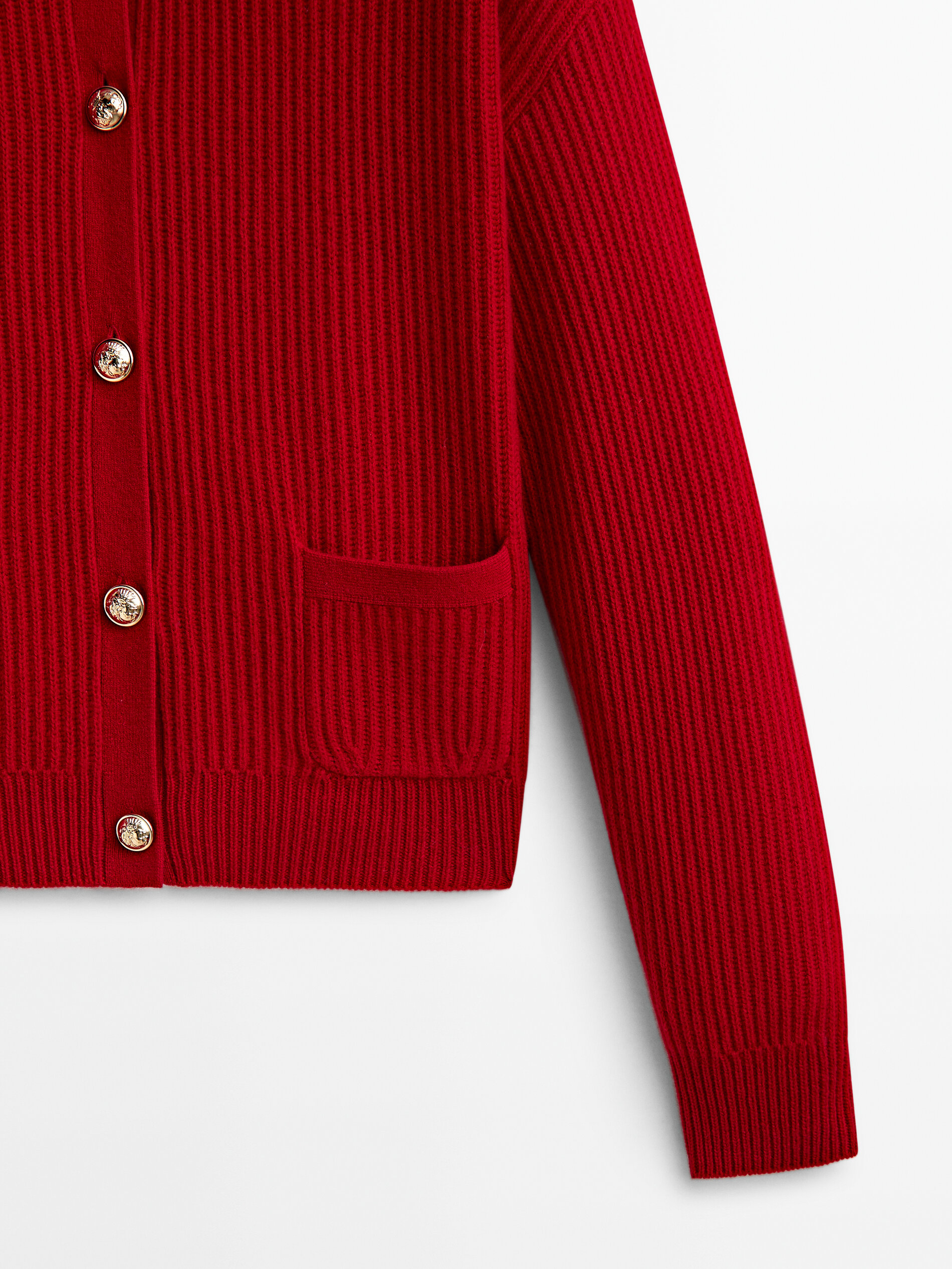 Massimo dutti red sweater online