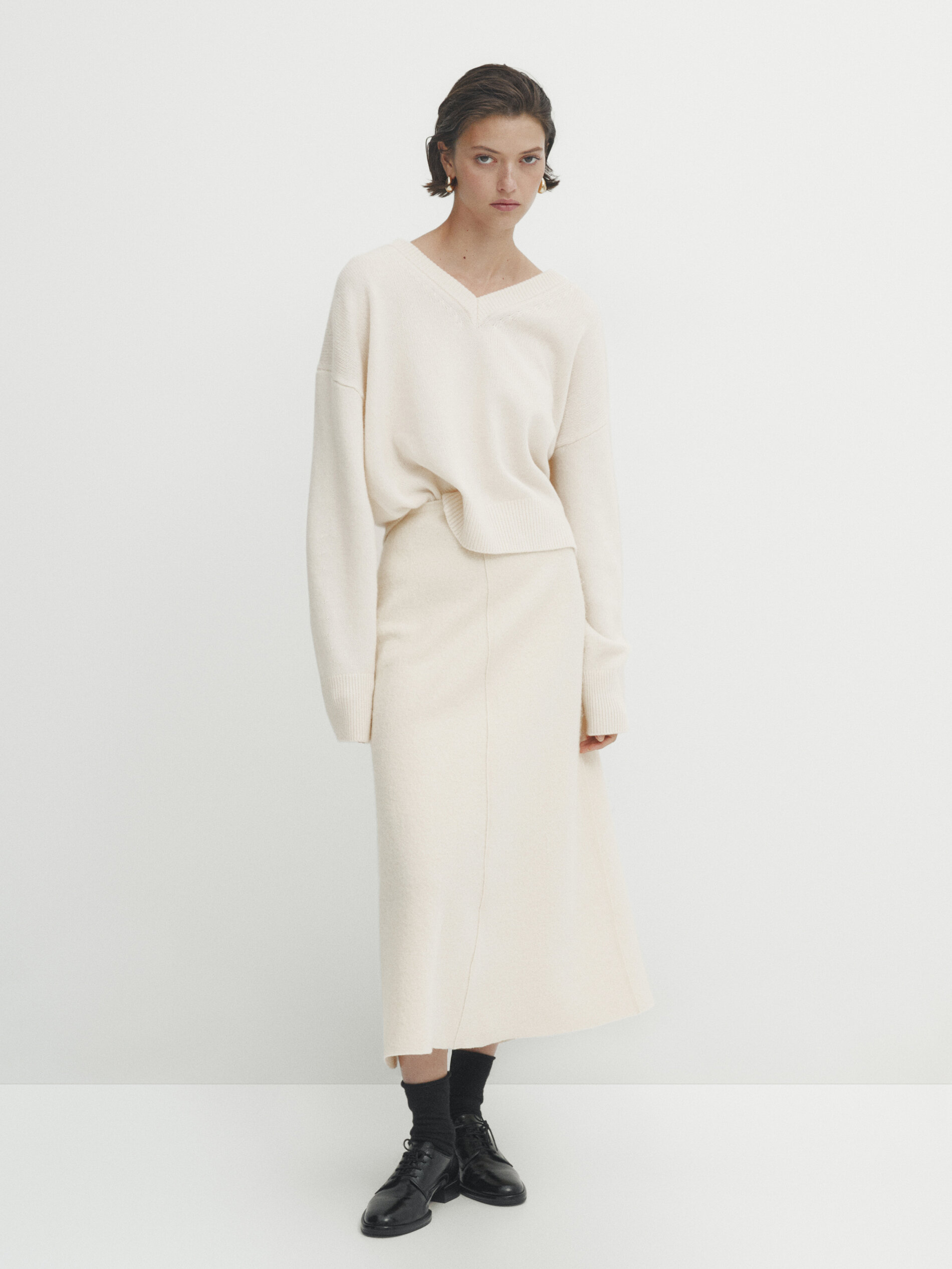 Massimo dutti sweater dress clearance